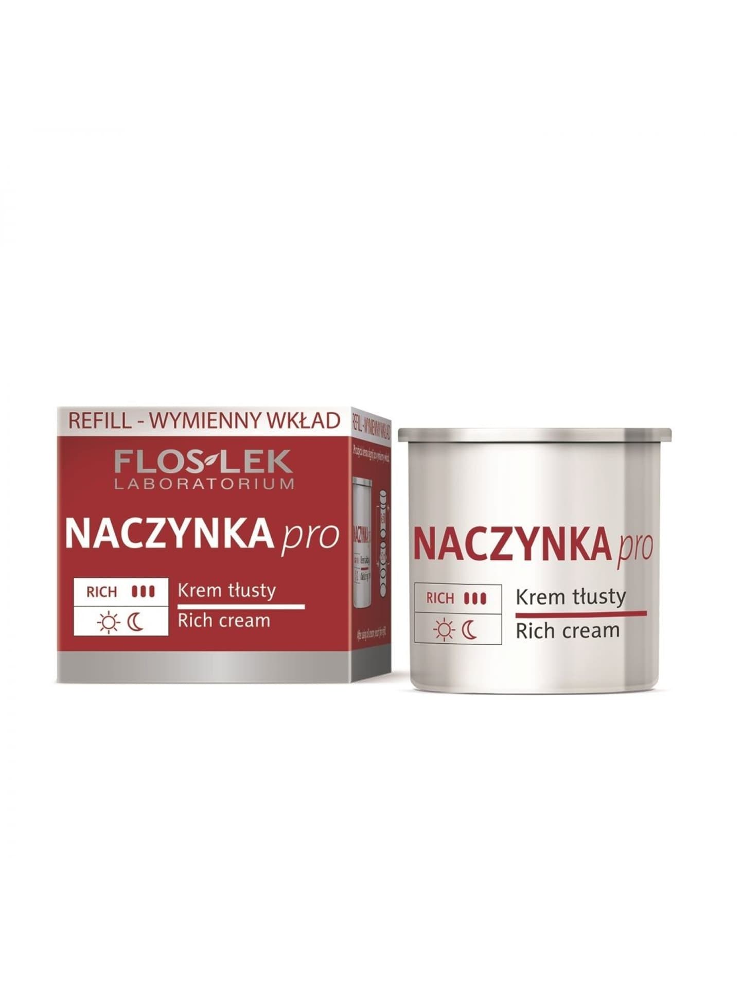 

Floslek Naczynka Pro Krem tłusty na dzień i noc - wymienny wkład 50ml