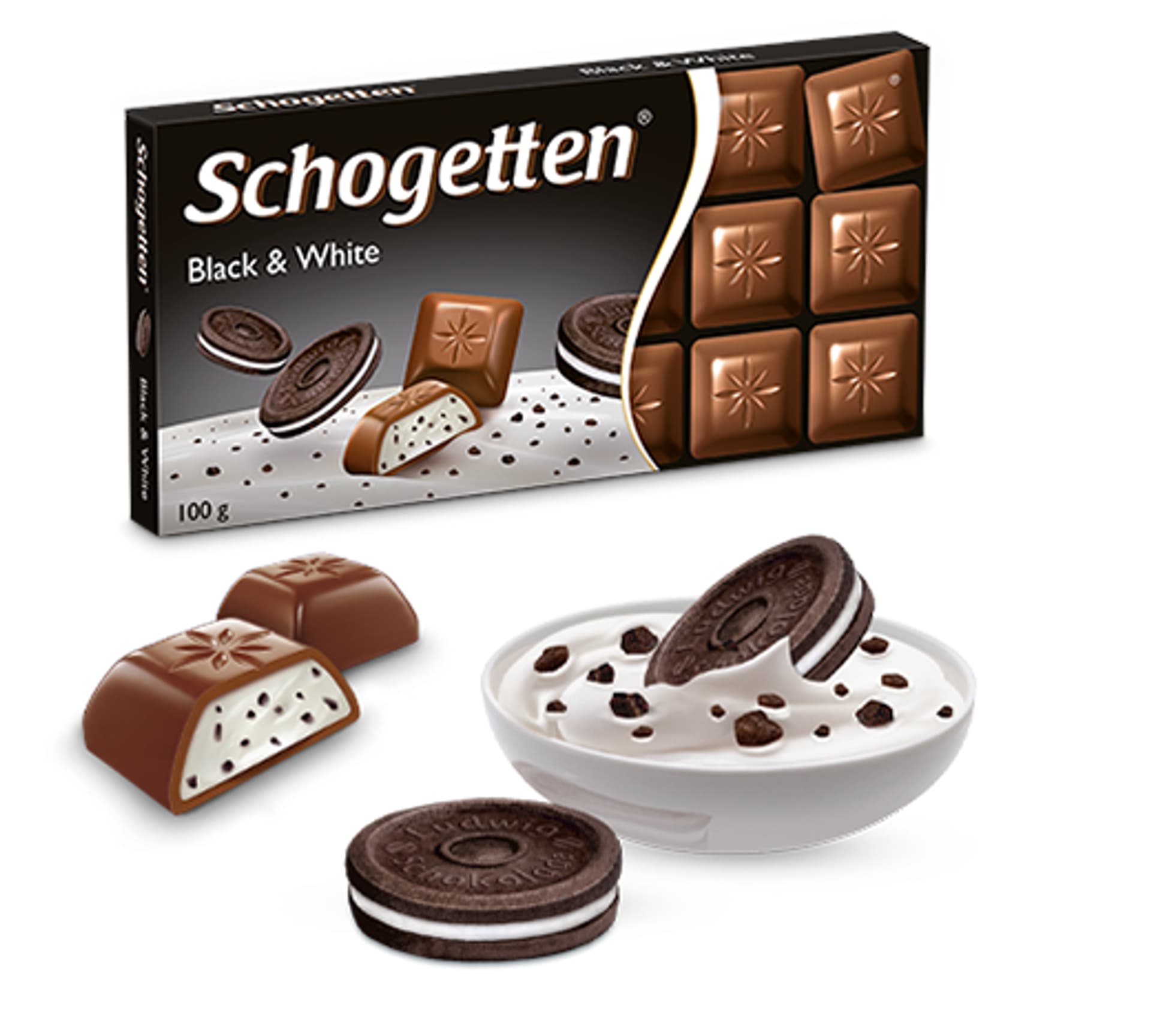 

Schogetten Black & White 100 g