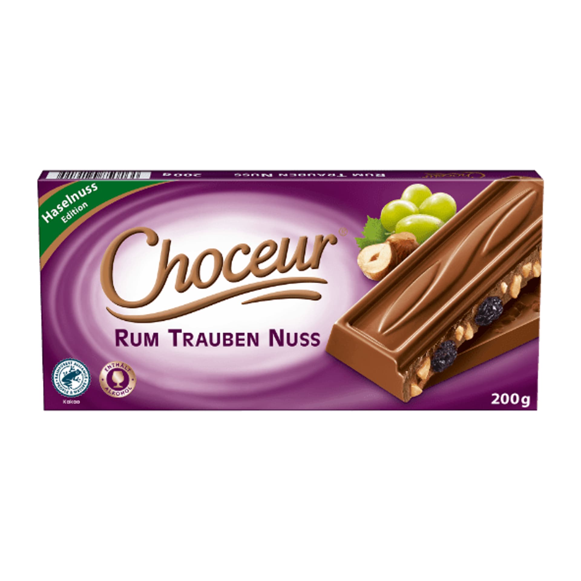 

Choceur Rum Trauben Nuss - Czekolada Rum z Orzechami i Rodzynkami 200 g