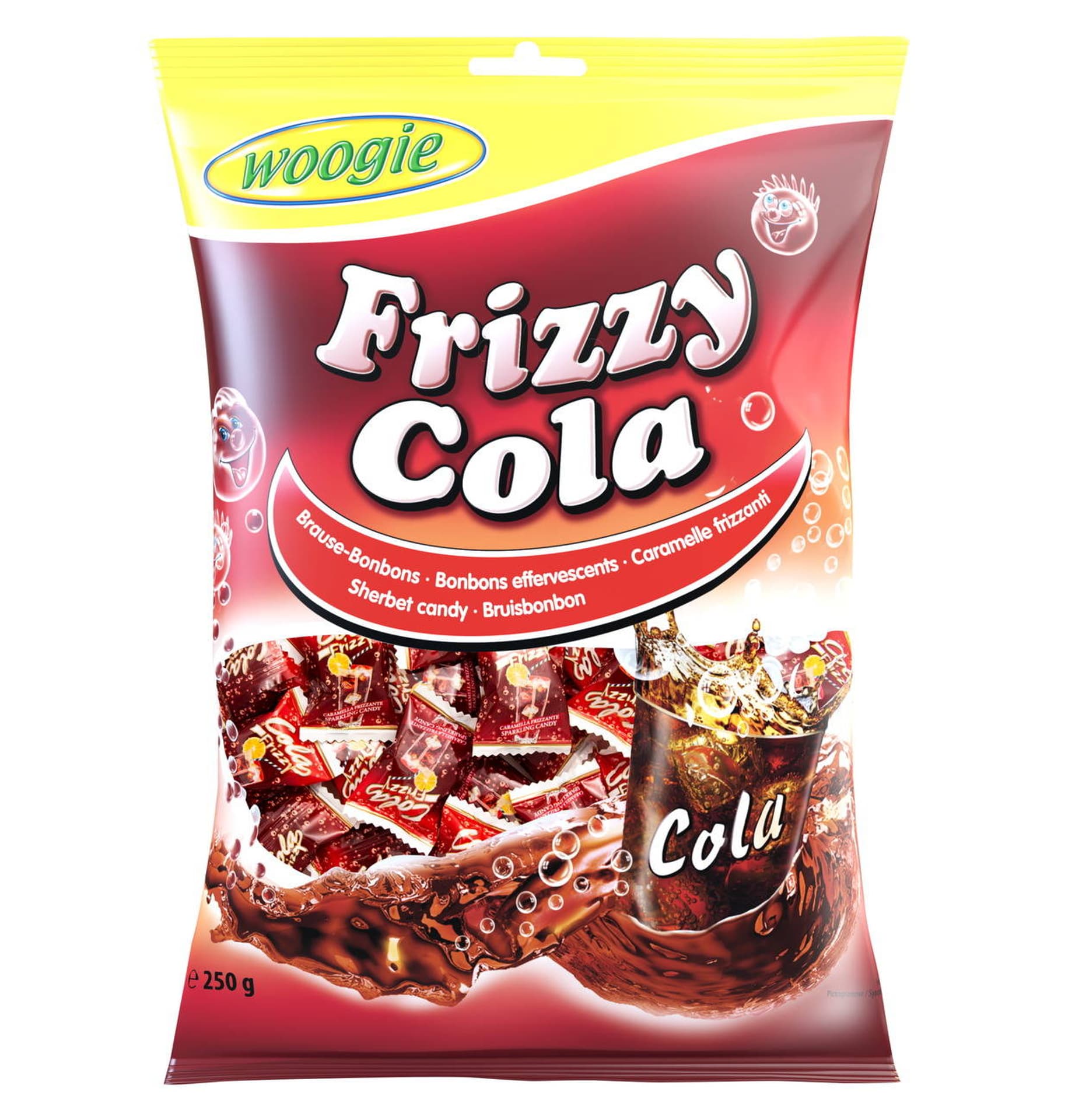 

Woogie Bonbons Frizzy Cola 250 g