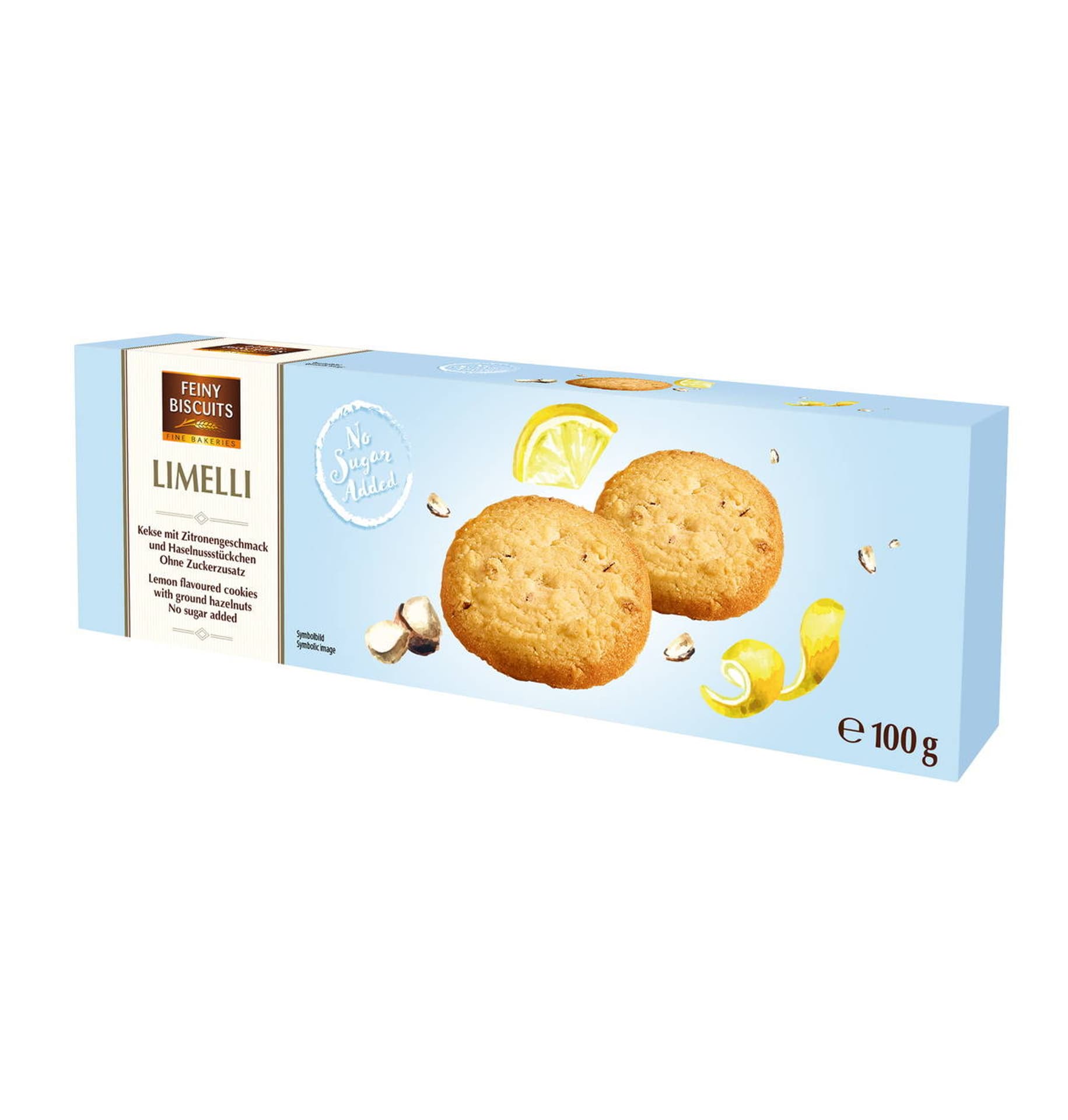 

Feiny Biscuits Limelli Zitronen bez Cukru 100 g