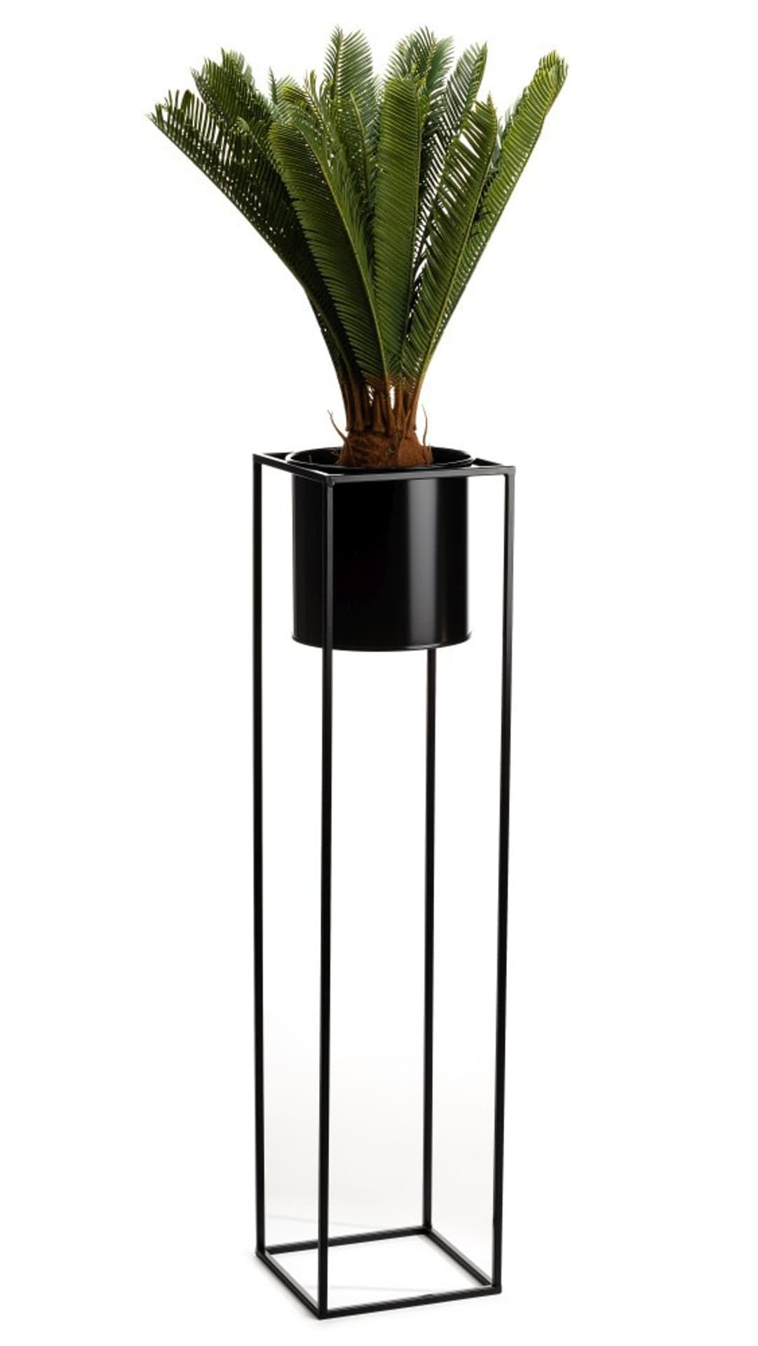 

Kwietnik stojący 100 cm Ring czarny LOFT