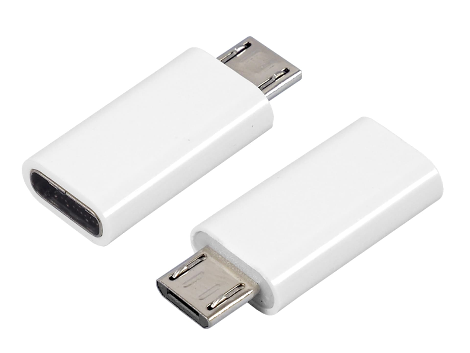 

PS Adapter wtyk microUSB - gniazdo USB Type-C HQ. (1LM)