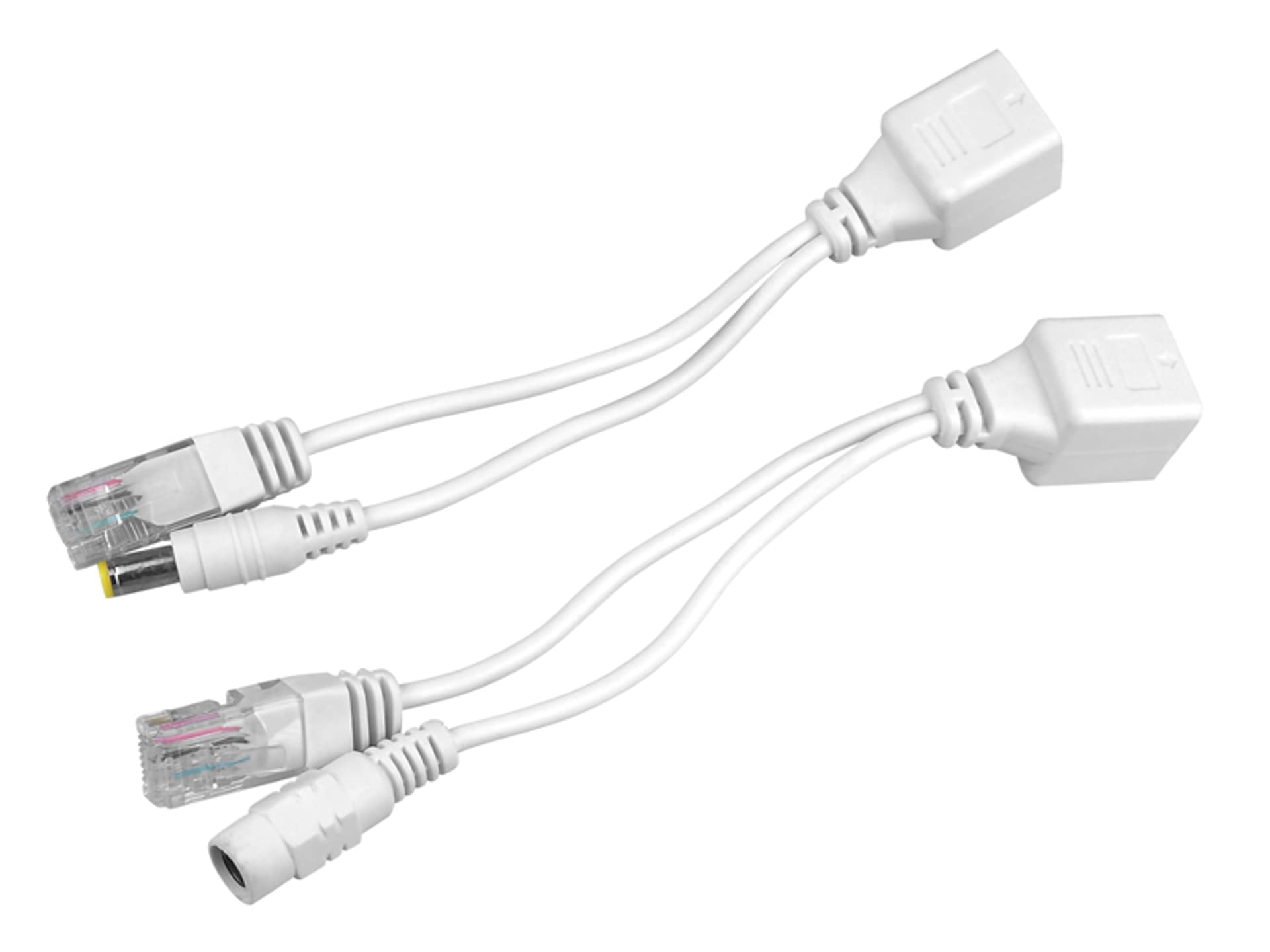 

1 kpl. Adapter POE pasywny + injektor AP ROUTER komplet, RJ45, biały.