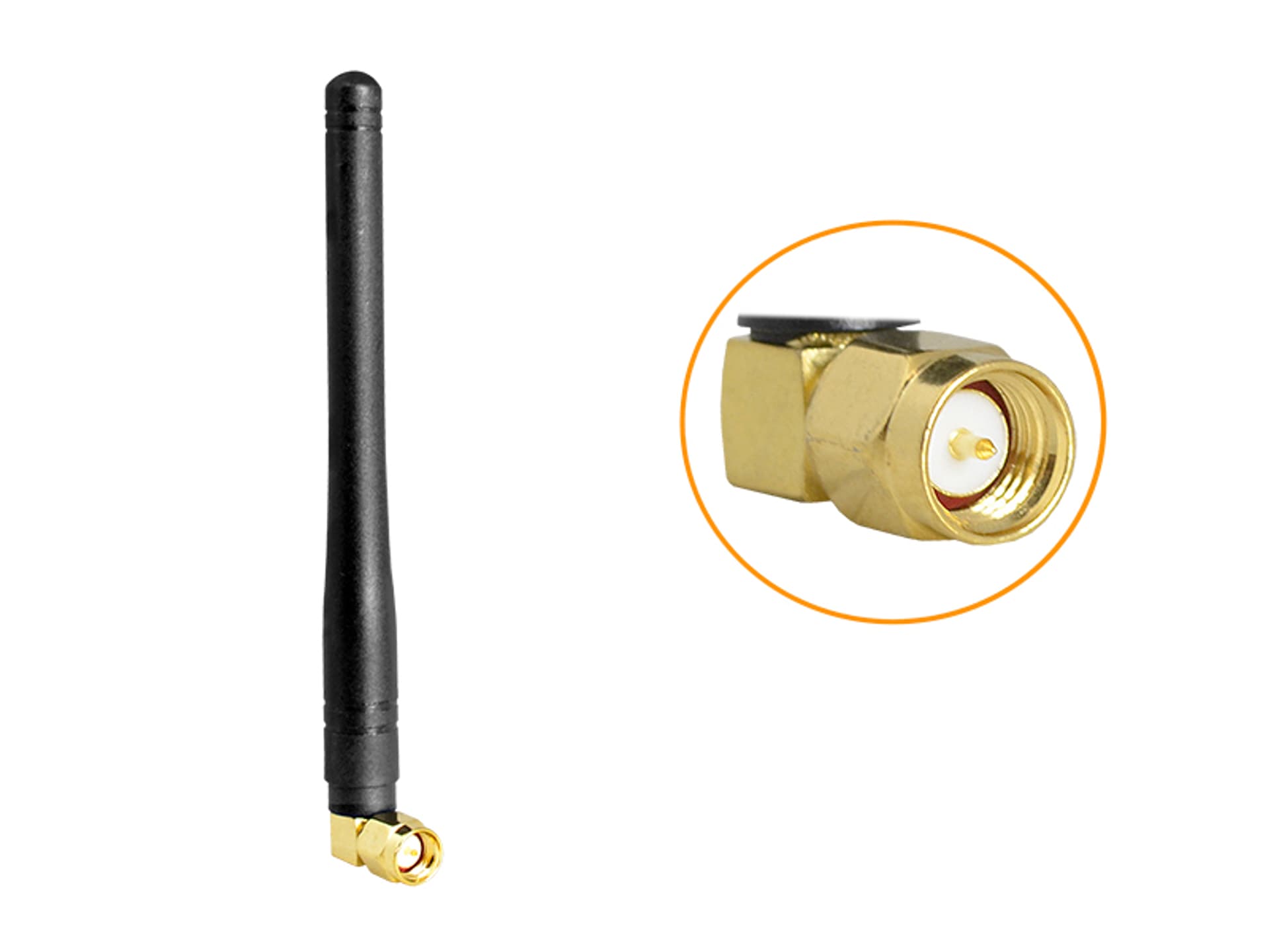 

Antena WIFI 315GHz 2dbi SMA 105mm. (1LM)