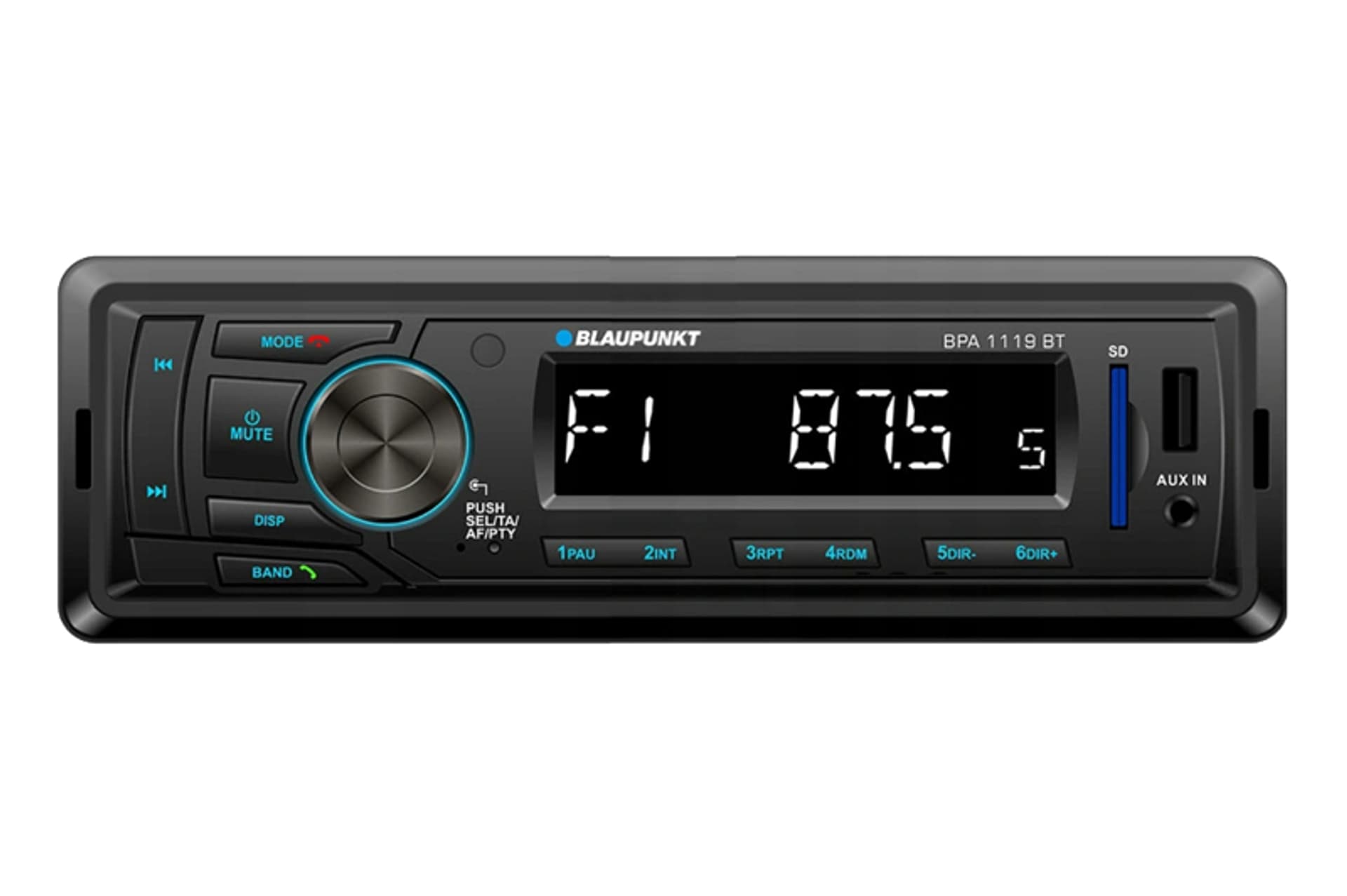 

1 szt. Radio samochodowe BLAUPUNKT BPA1119BT.