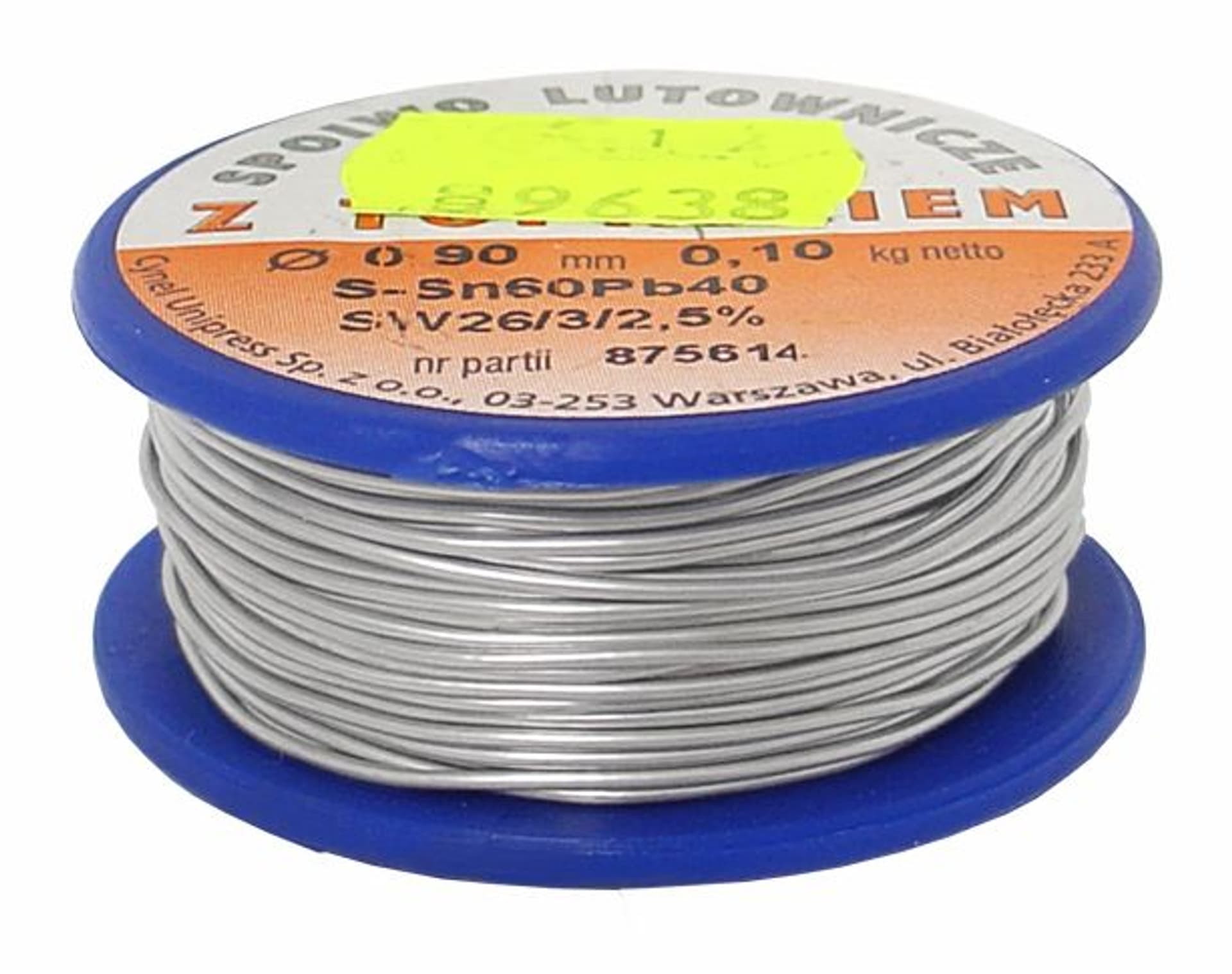 

1 szt. PS Cyna 0.90 / 100 g / spoiwo, LC60.
