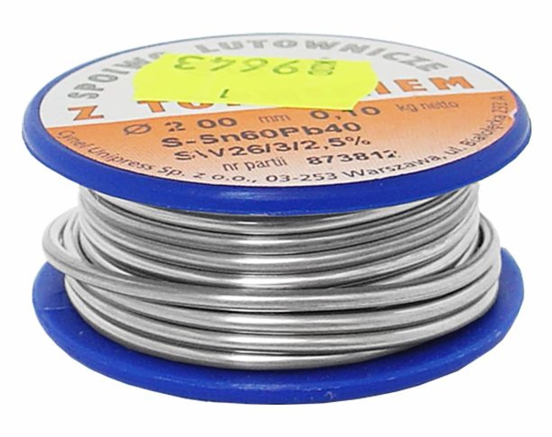 

1 szt. PS Cyna 2.00 /100g/ LC60-FSW26.