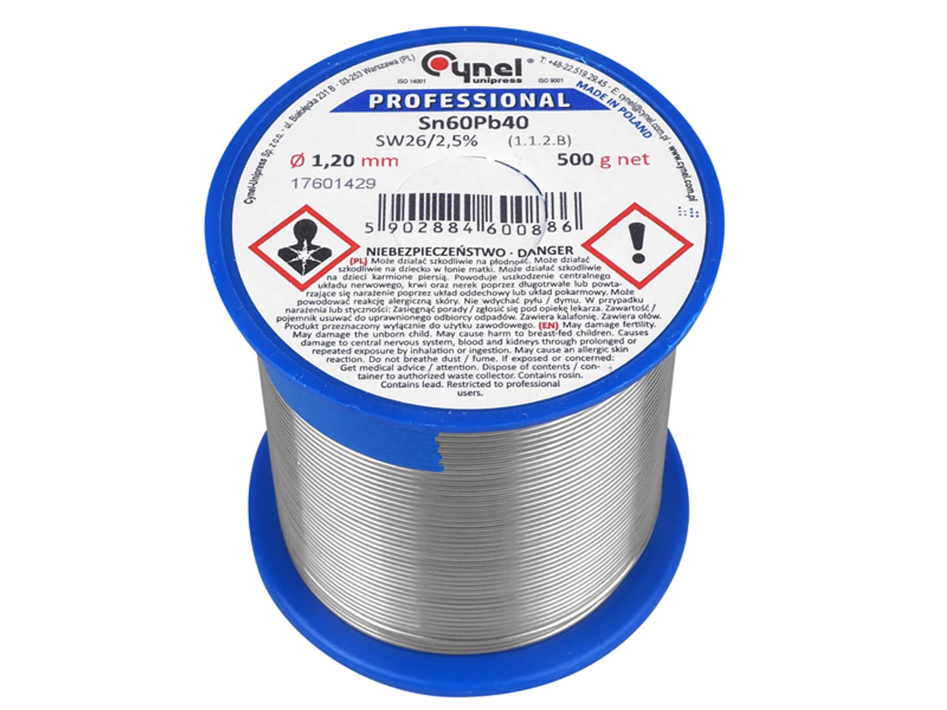 

PS Cyna 1.20/500g/LC60-SW26. (1LM)