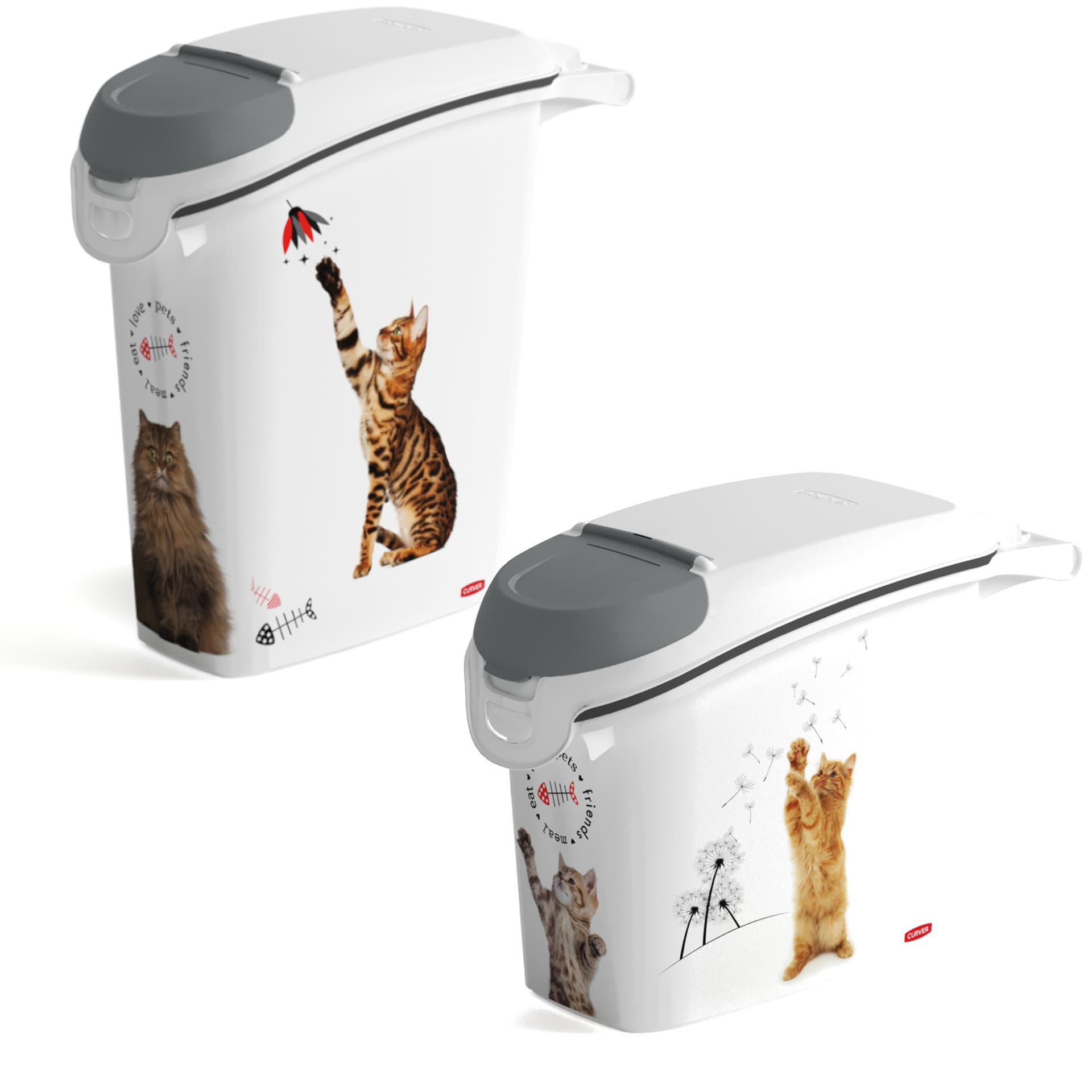 

Pojemnik na karmę żwirek Curver Love Pets Cats 10kg (stary 197928)