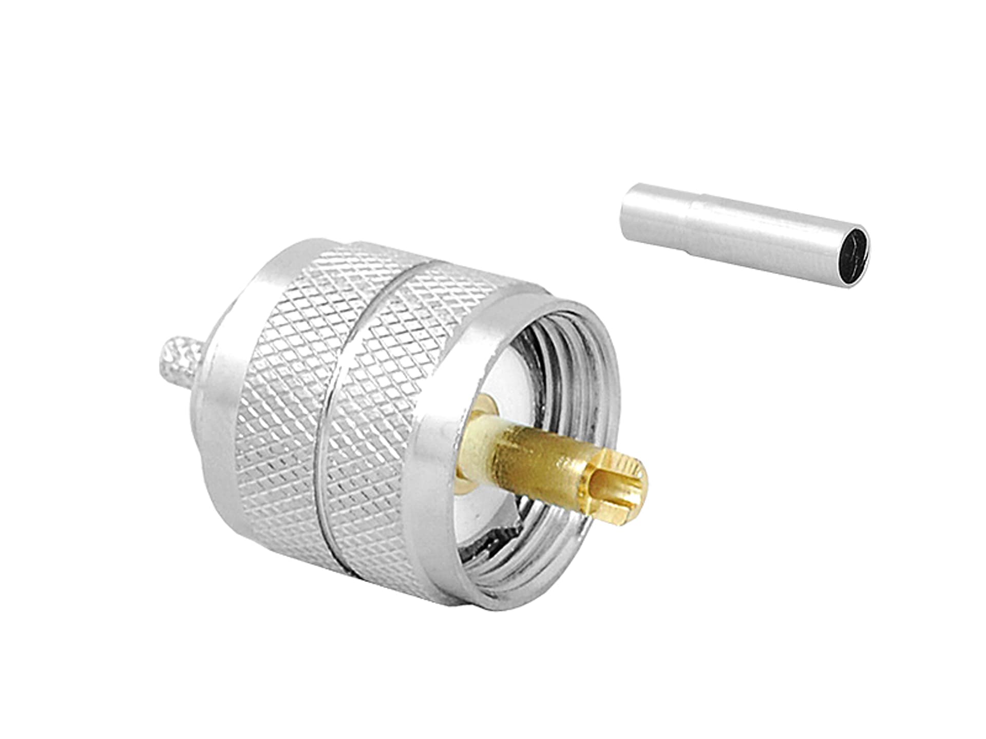 

Wtyk CB UHF kabel RG-174, zaciskany. (1LM)