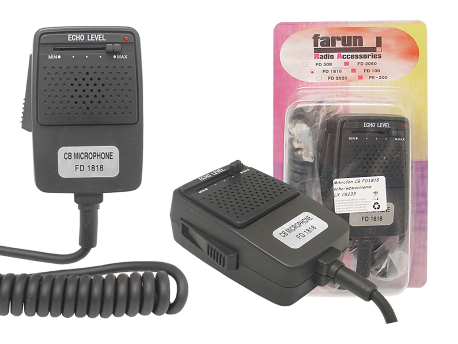 

1 szt. Mikrofon CB FD1818 (echo / wzmocnienie)