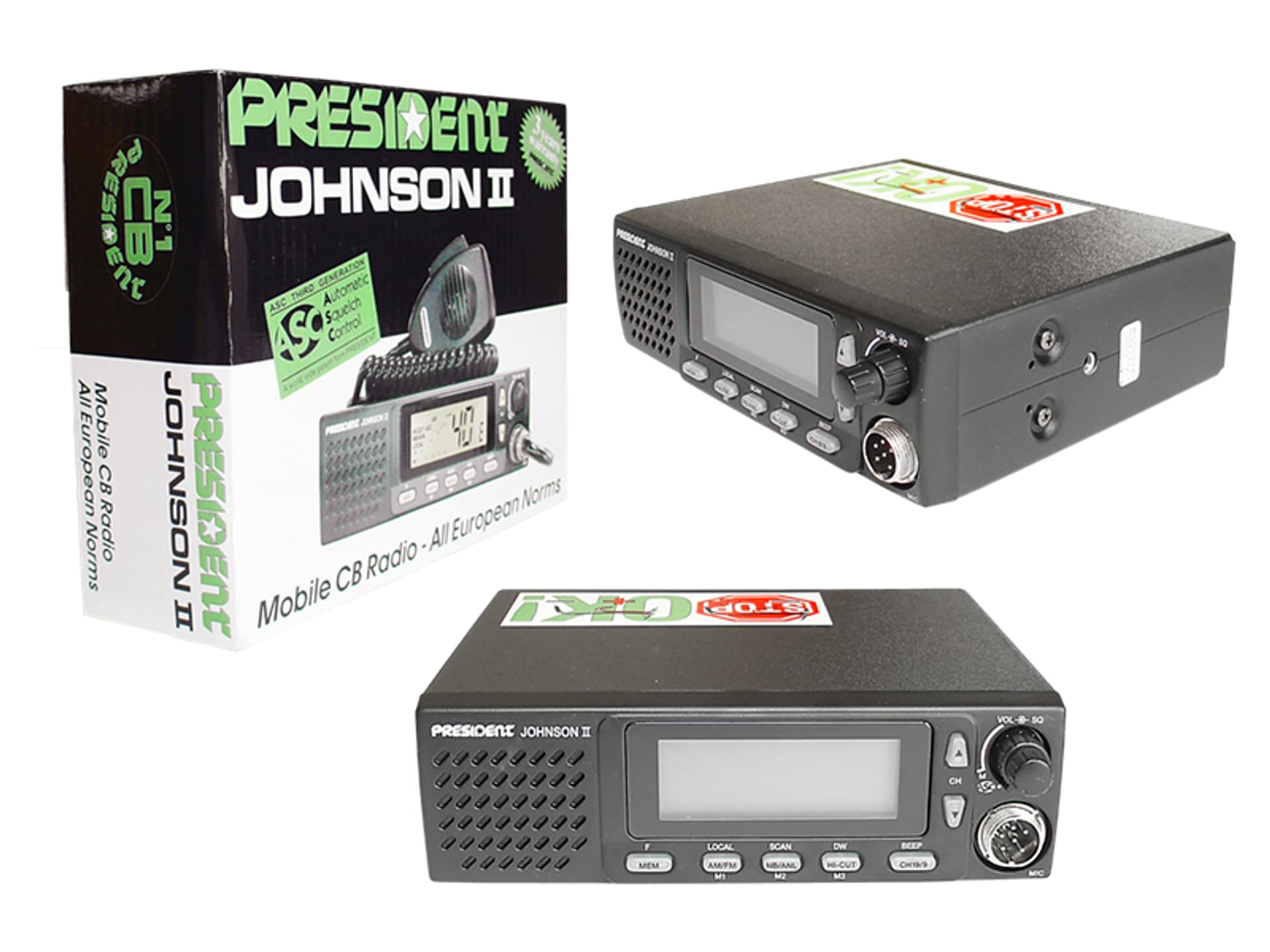 

PS Radio CB PRESIDENT JOHNSON II ASC (1LM)