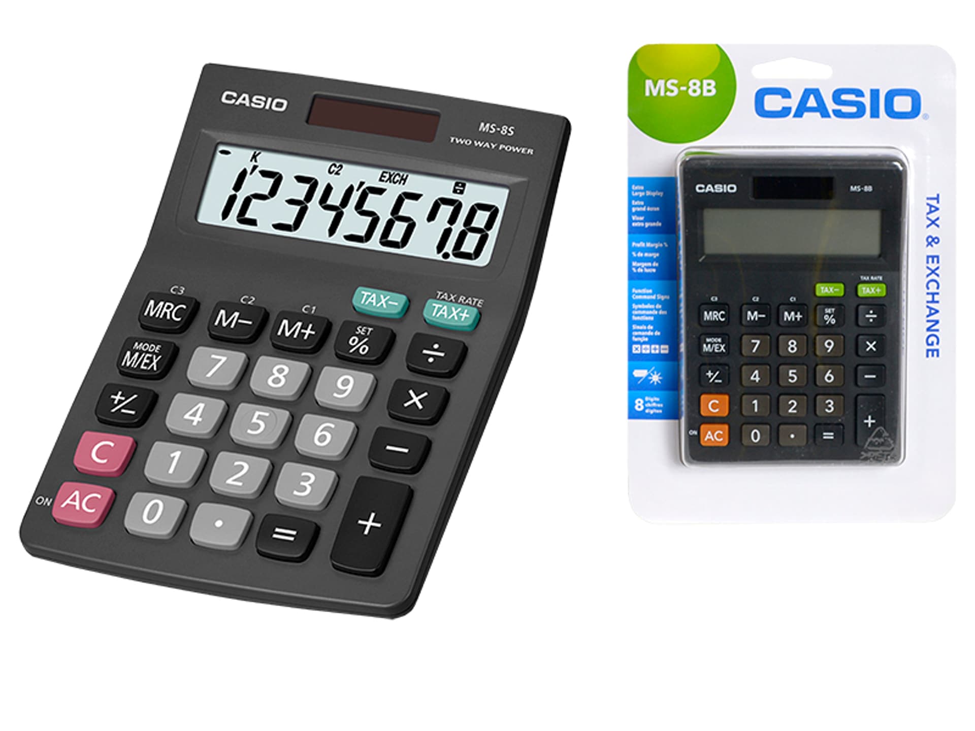 

Kalkulator CASIO MS-8B-S (1LM)