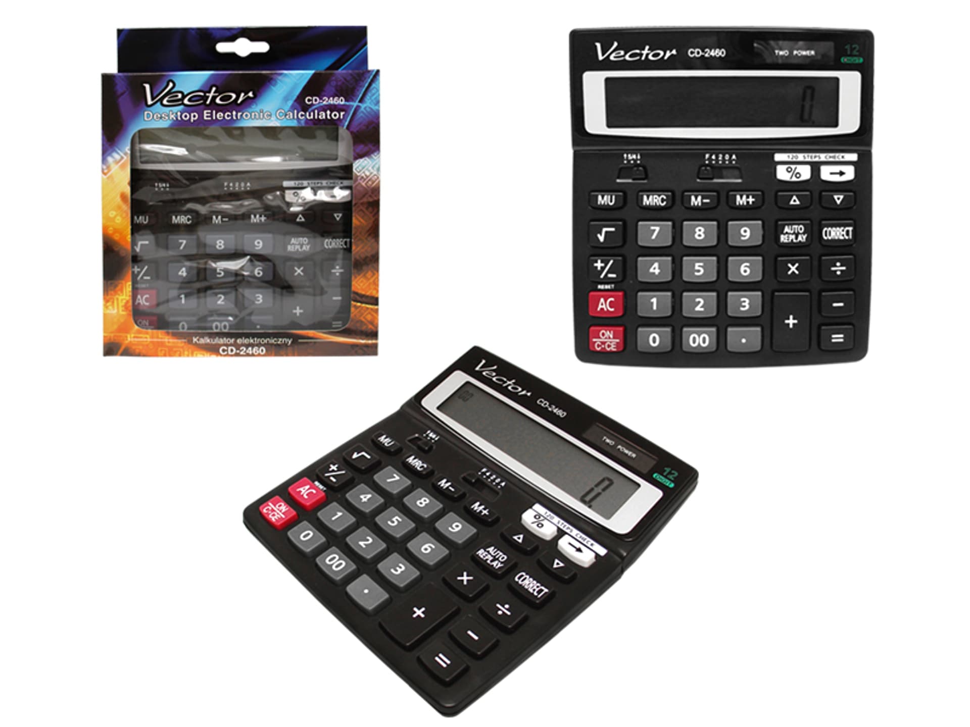 

Kalkulator VECTOR CD-2460 (1LM)