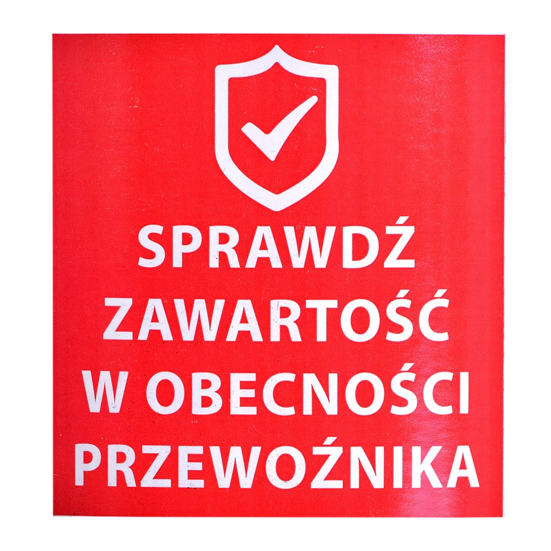 

ETYKIETY SPRAWDŹ ZAWARTOŚĆ 1000SZT MOCNYKLEJ 80X80