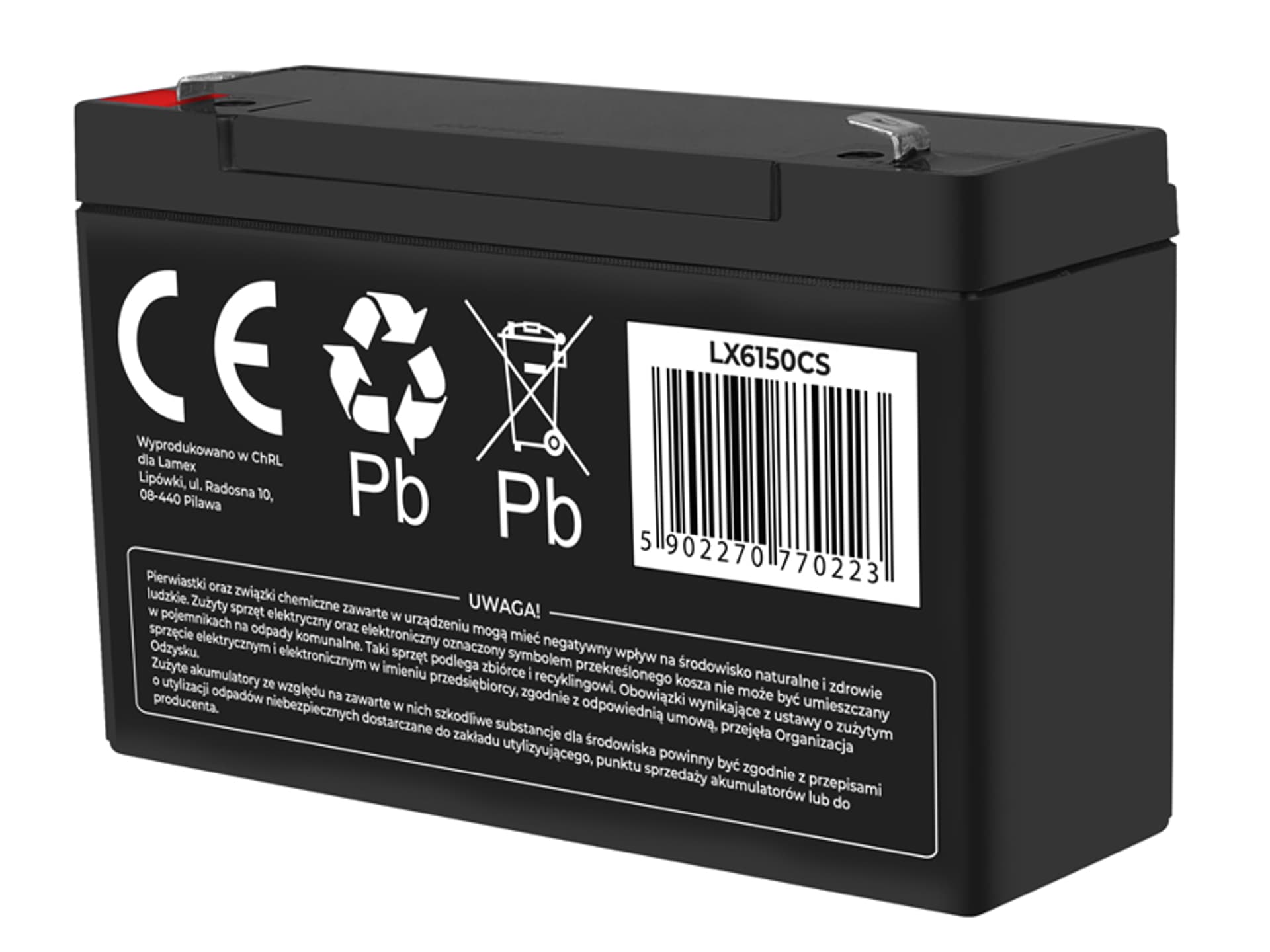 

1 szt. PS Akumulator bezobsługowy VRLA 6V 15Ah