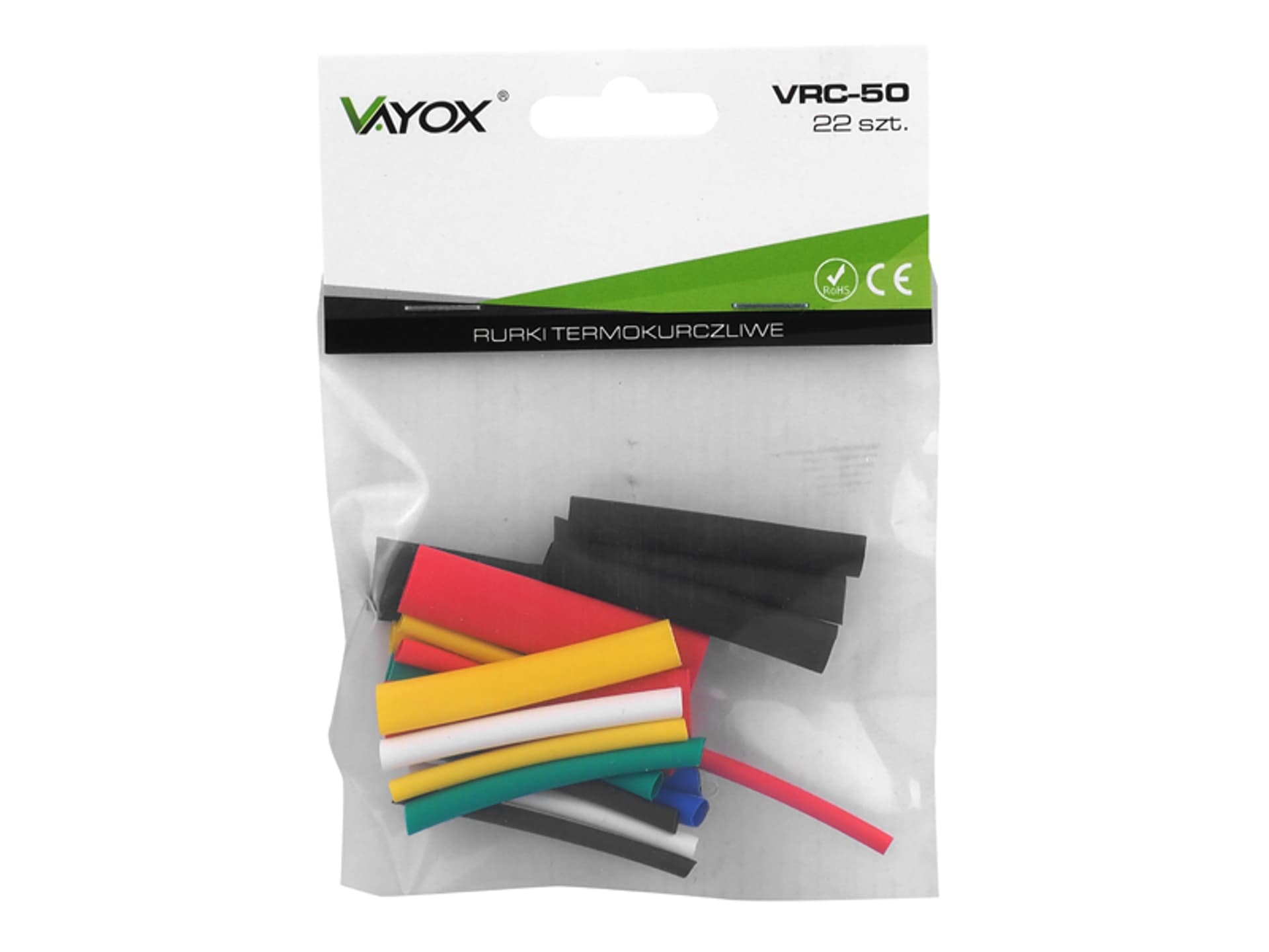 

1 kpl. Rurki termokurczliwe 22 szt. 50mm VRC-50 Vayox