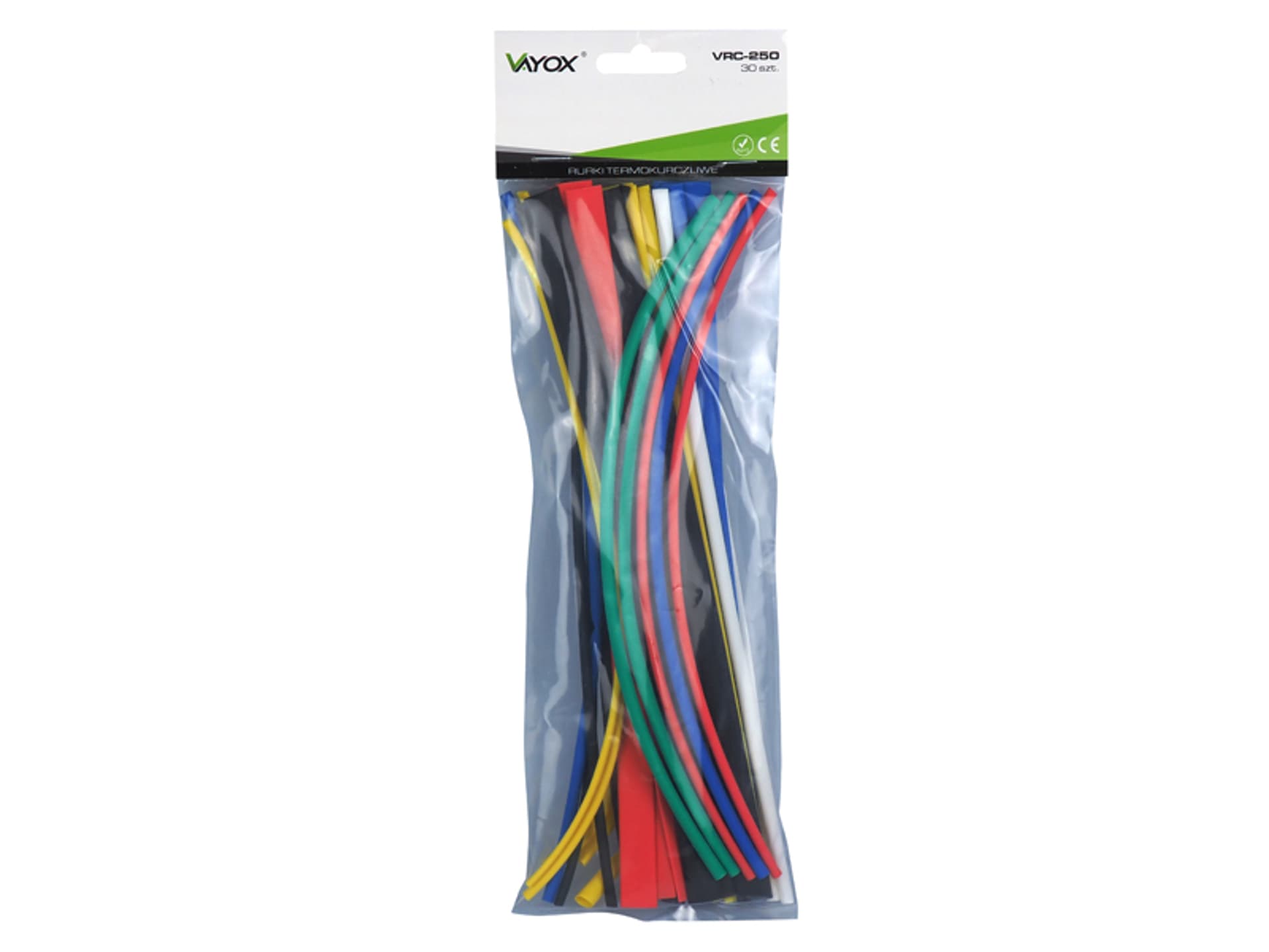 

1 kpl. Rurki termokurczliwe 30 szt. 250mm VRC-250 Vayox