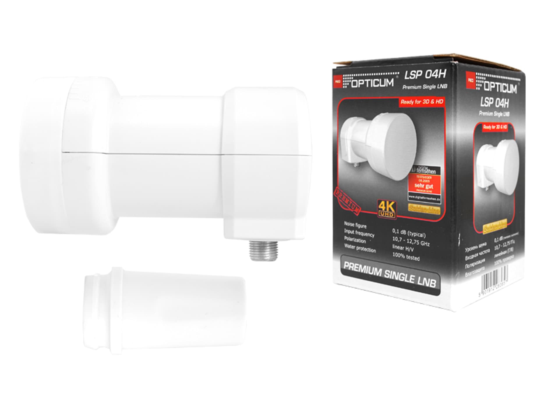 

Konwerter SAT SINGLE OPTICUM LSP-04H. (1LM)