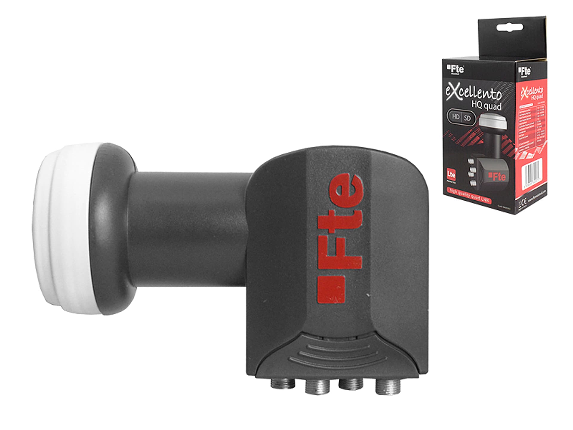 

1 szt. Konwerter SAT QUAD EXCELLENTO Black HD 0,1 db.