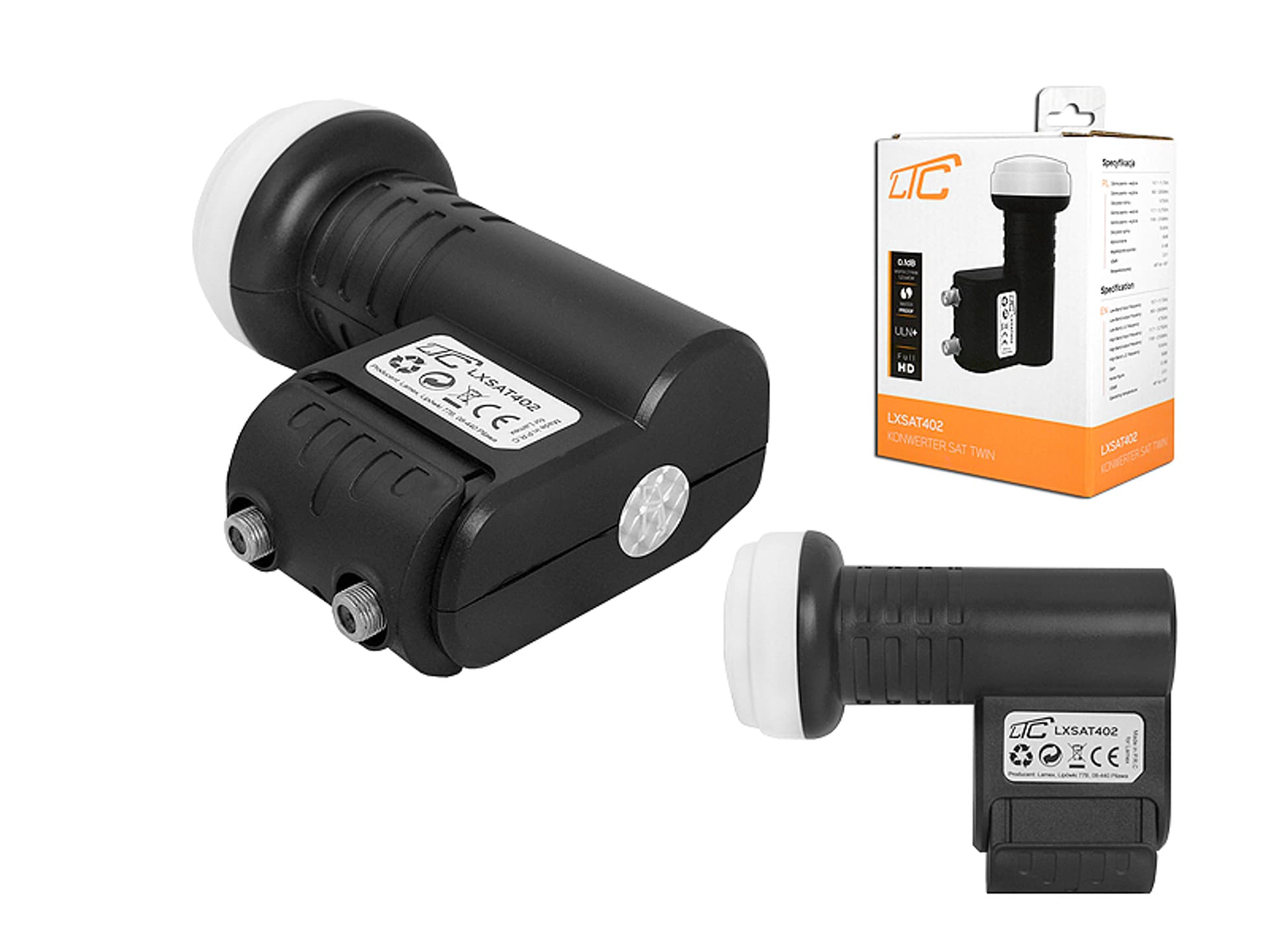 

1 szt. PS KONWERTER SAT TWIN LTC BLACK.