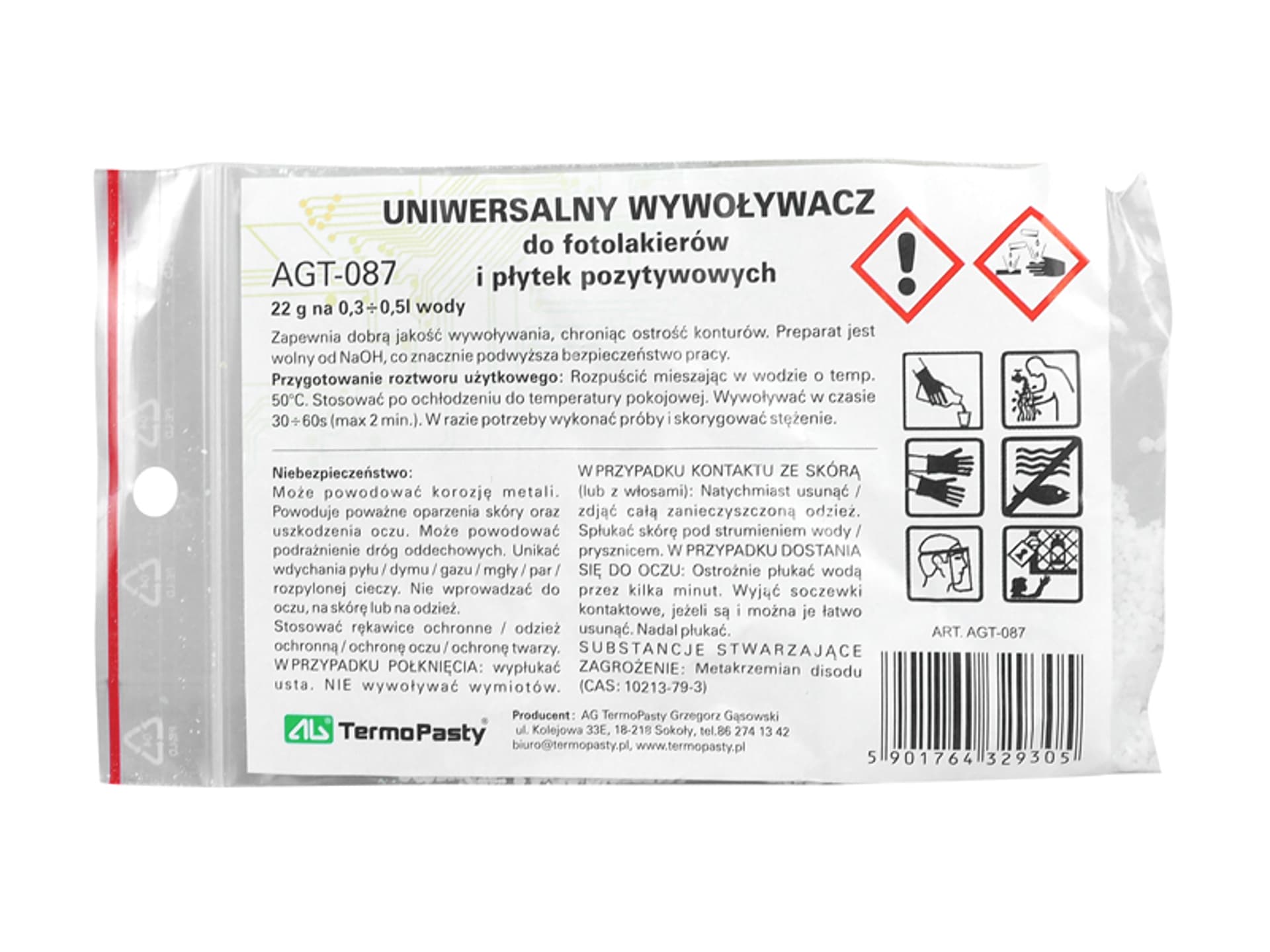 

Wywoływacz 22 g. (1LM)