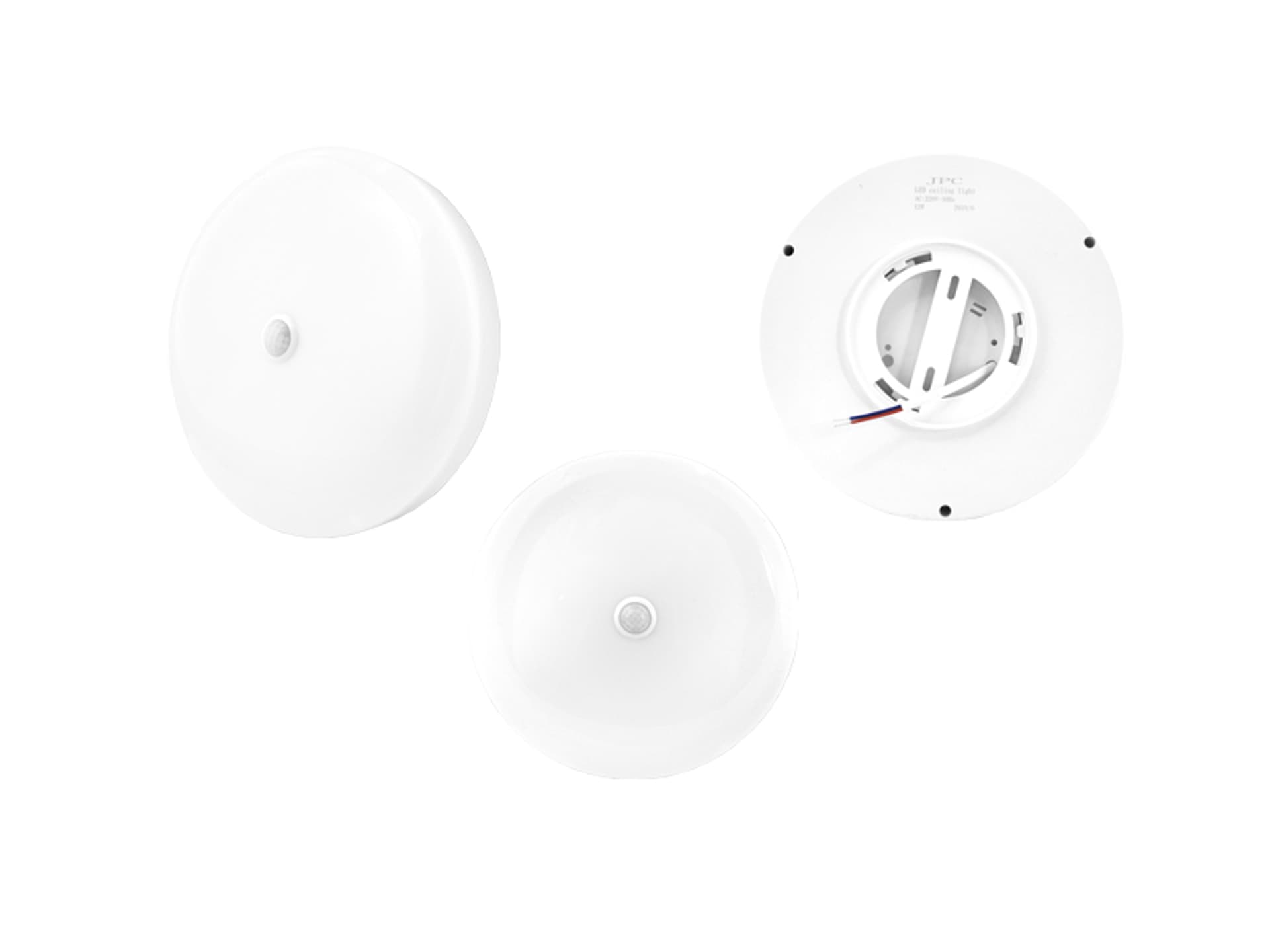 

1 szt. Oprawa LED sufitowa natynkowa z czujnikiem ruchu PIR 12W 230V 6500K ABS, biała.