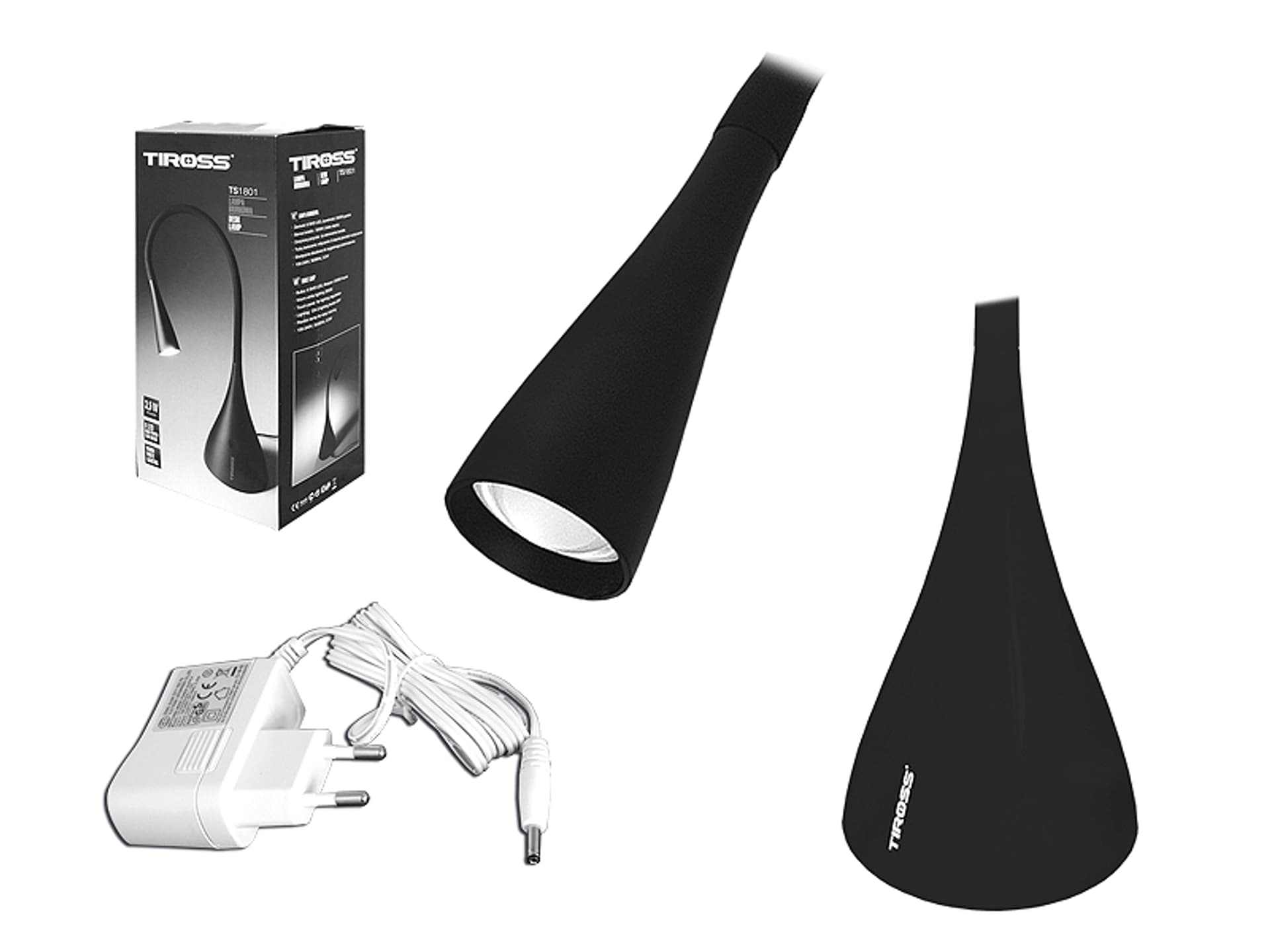 

Lampka biurkowa TS-1801, czarna. (1LM)