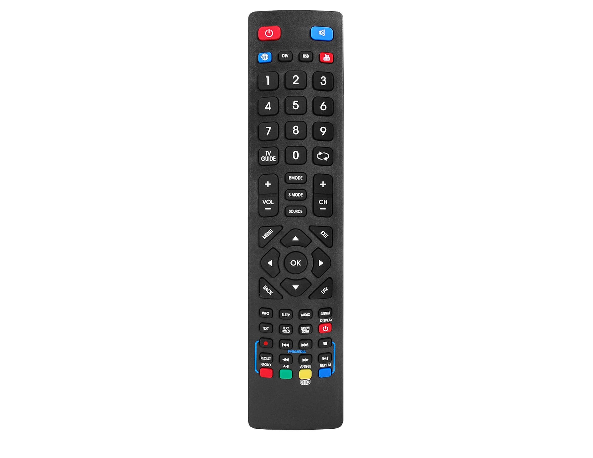 

1 szt. Pilot TV LCD 3D BLAUPUNKT, SHARP, TECHNIKA OK. internet, Youtube