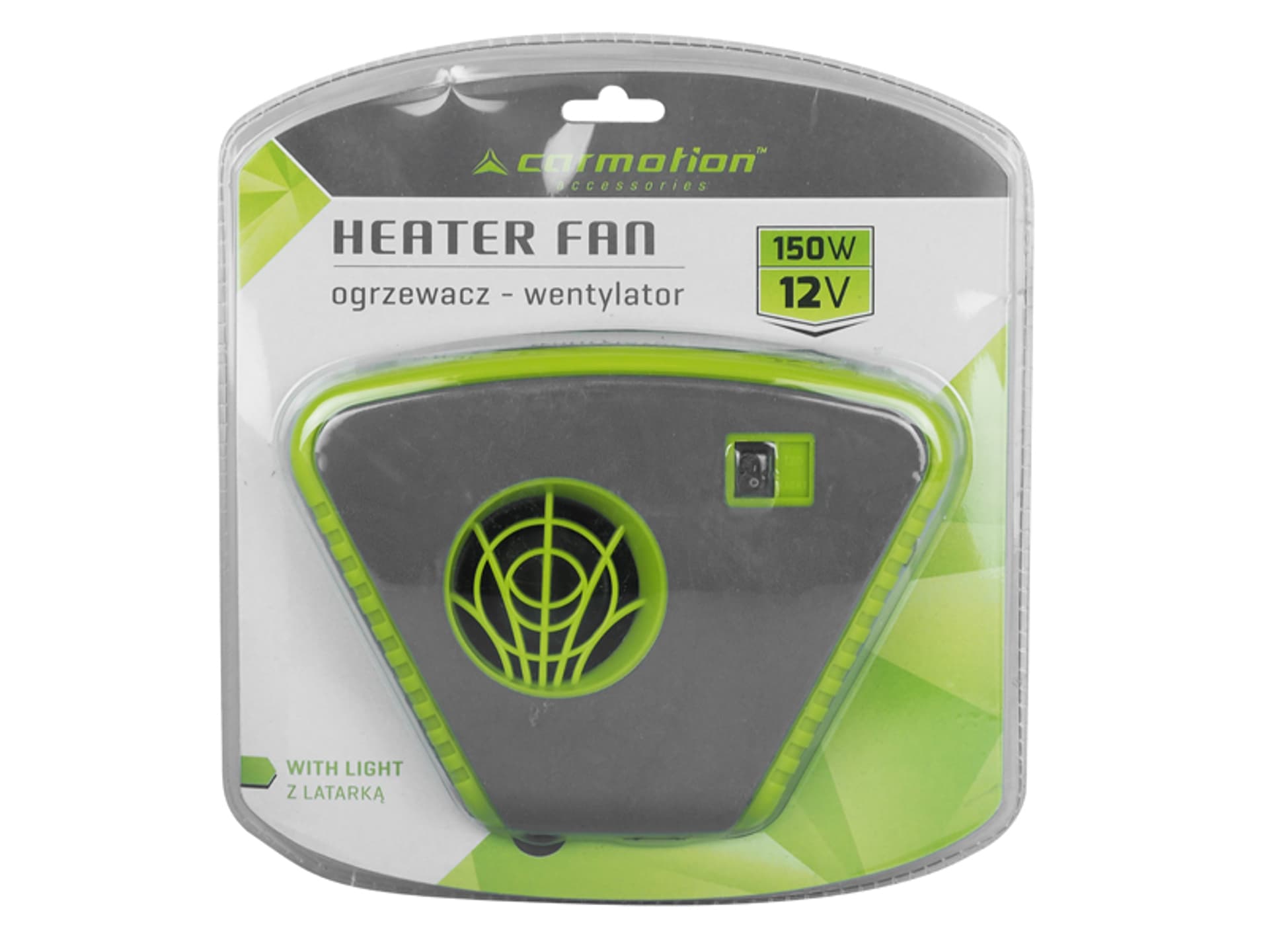 

Ogrzewacz / wentylator 12V, 150W z latarką 58403 (1LM)