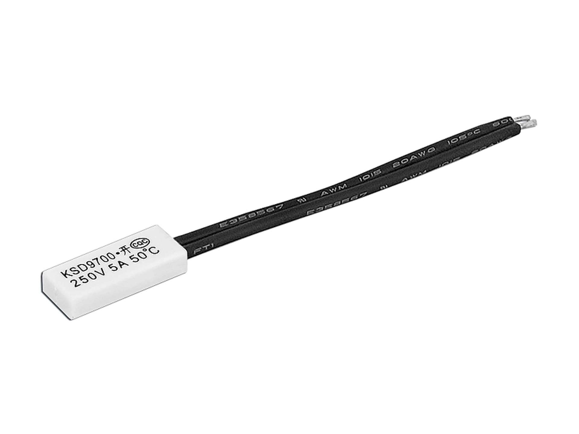 

Wyłącznik termiczny otwarty 5A/250V, 50C. (1LM)