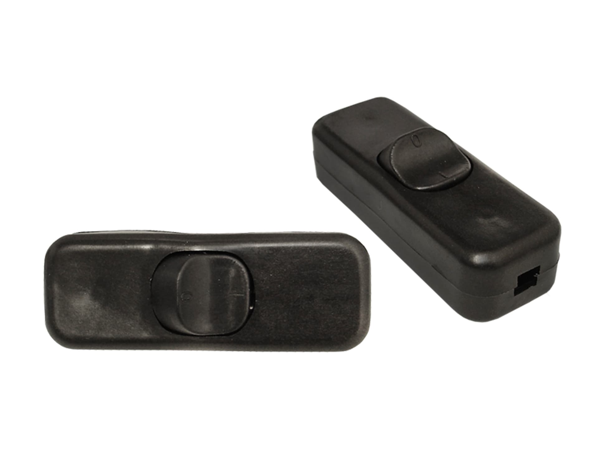 

10 szt. Przełącznik przelotowy czarny, 3A/250V.