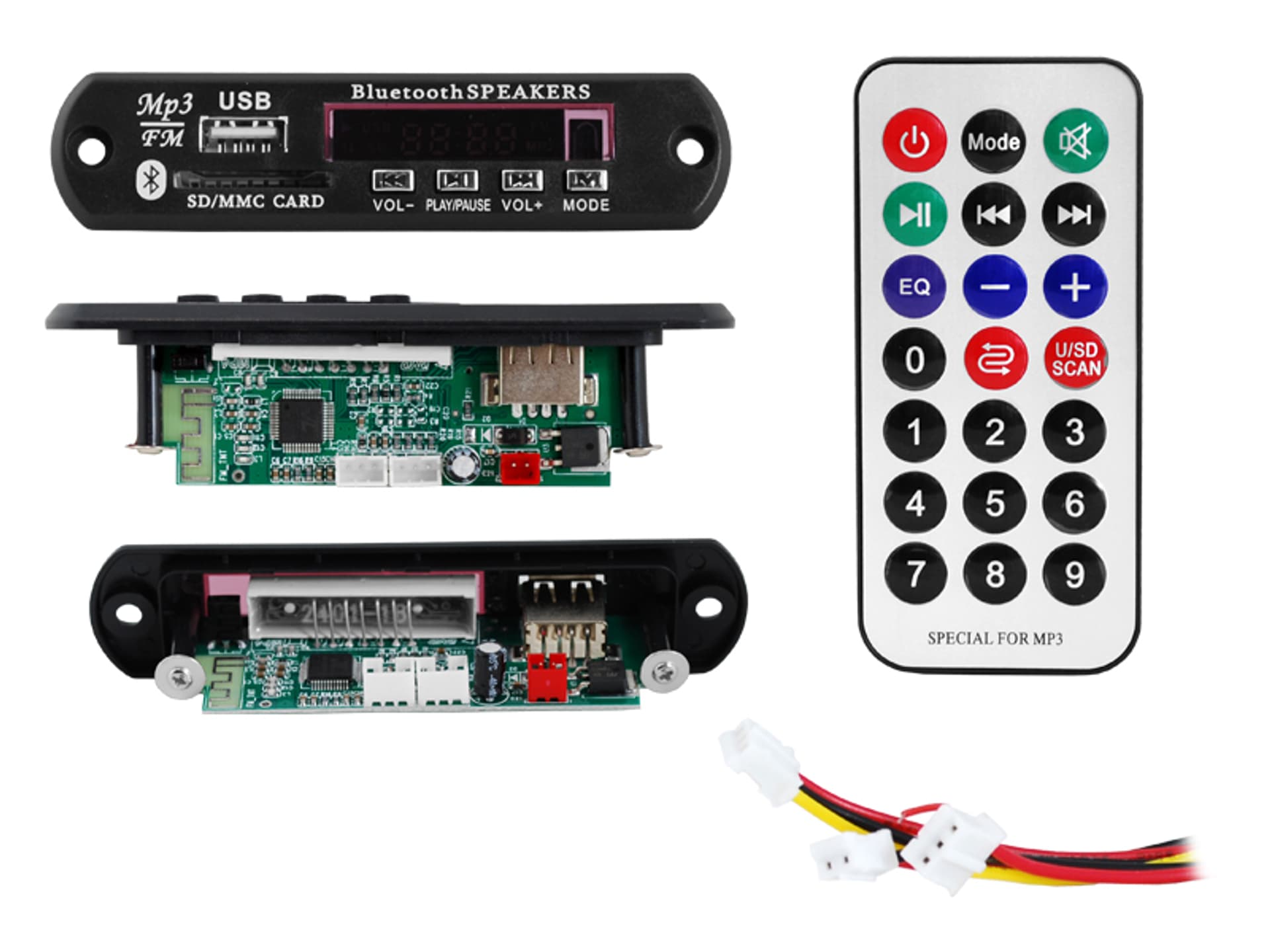 

Panel MP3 Radio, bluetooth BT, USB, AUX. (1LM)