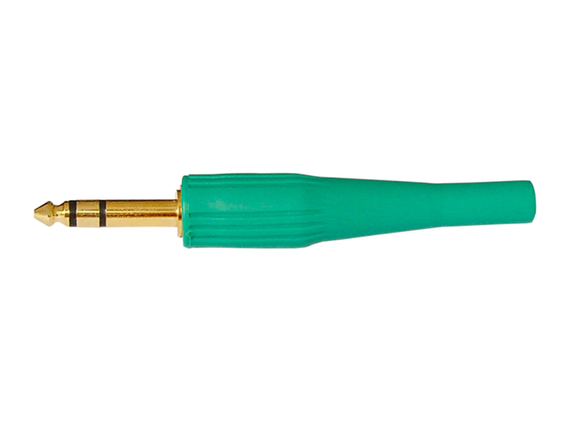 

Wtyk Jack 6.3 stereo złoty zielony (1LM)