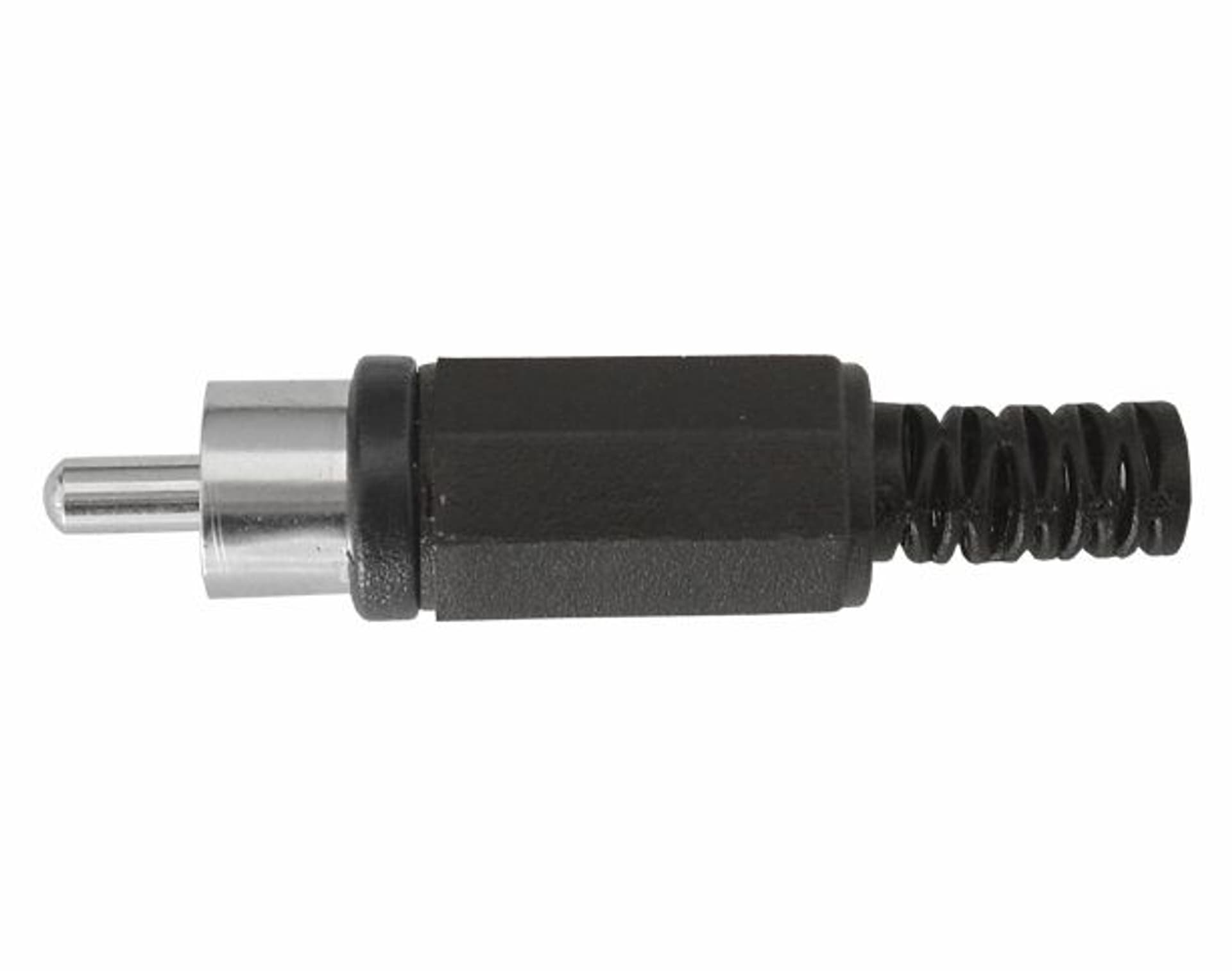 

Wtyk RCA chinch czarny HQ (1LM)