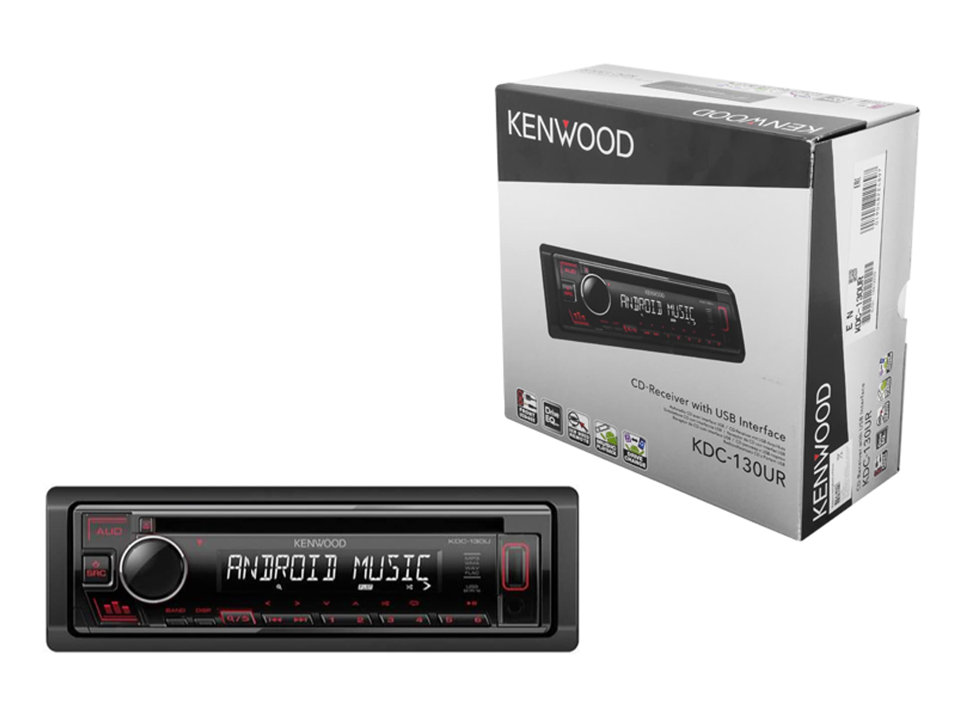 

PS Radio samochodowe Kenwood KDC-130UR CD. (1LM)