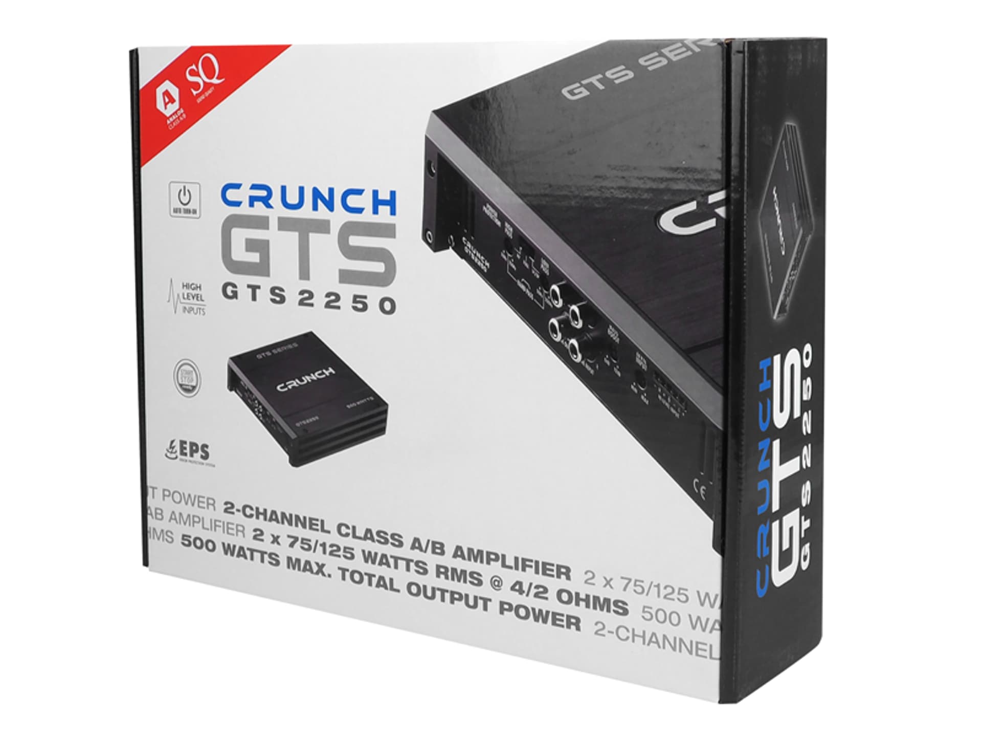 

1 szt. Wzmacniacz sam. Crunch 2x150/250 /1x250/500 Watts max GTS22500