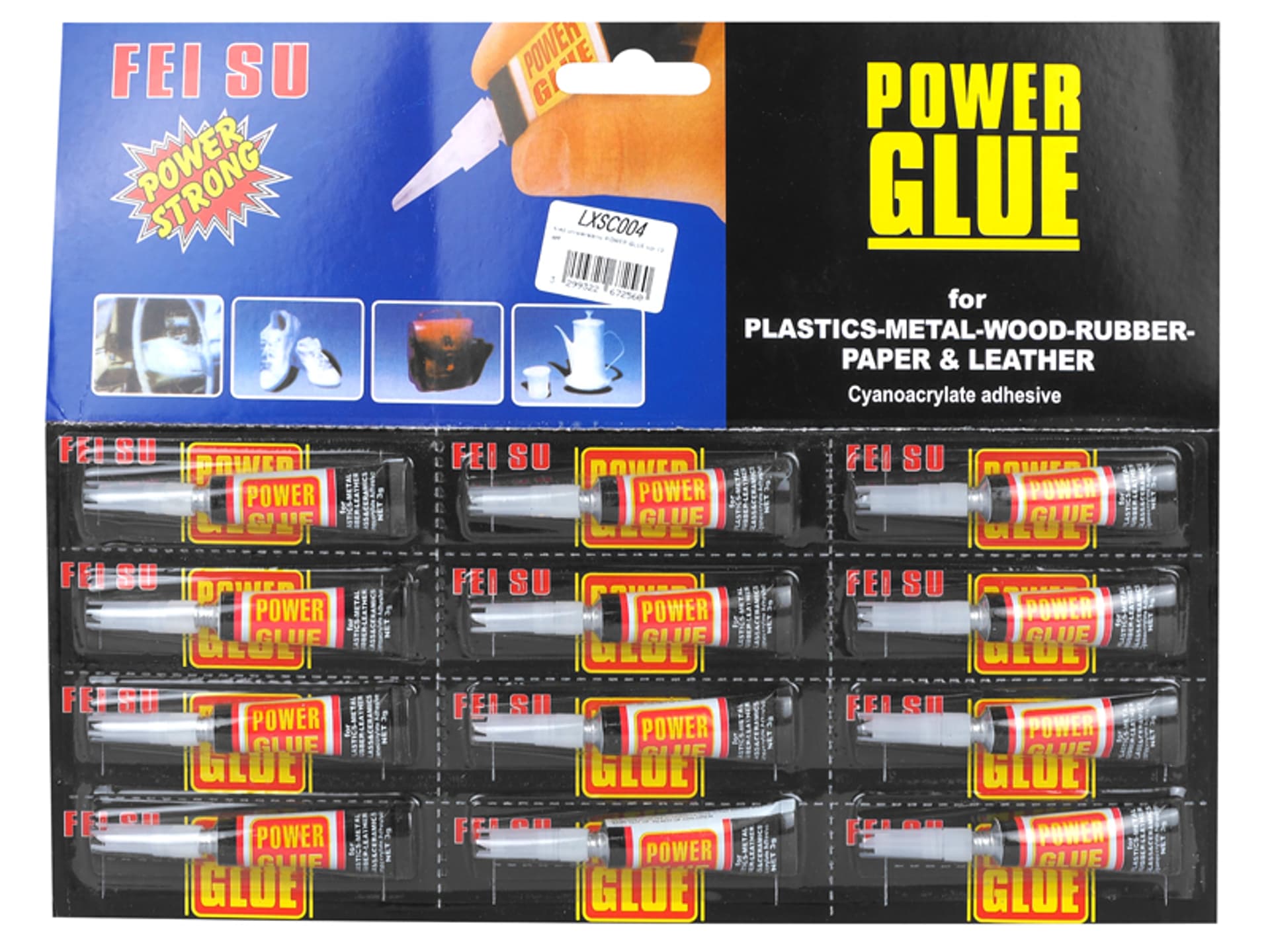 

Klej uniwersalny POWER GLUE op.12szt. (1LM)