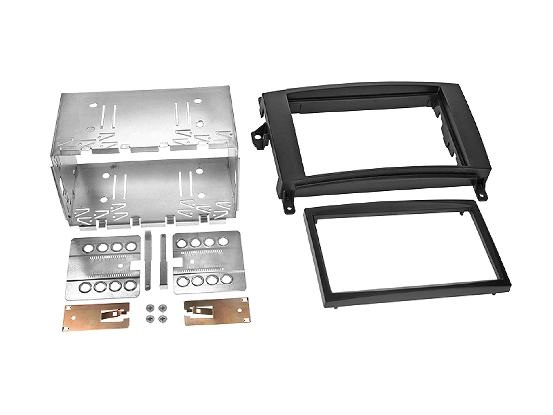 

1 szt. Zestaw ramka montażowa 2-DIN MERCEDES A/B 05->, VITO-SPRINTER, VW CRAFTER.