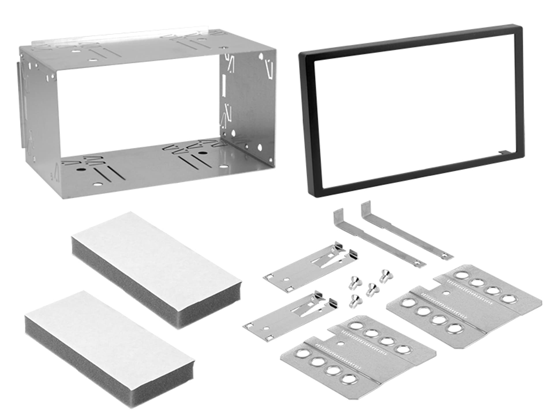 

1 szt. Zestaw ramka mont.2-DIN (182 x 103mm - 2 x ISO RADIO) DIETZ.