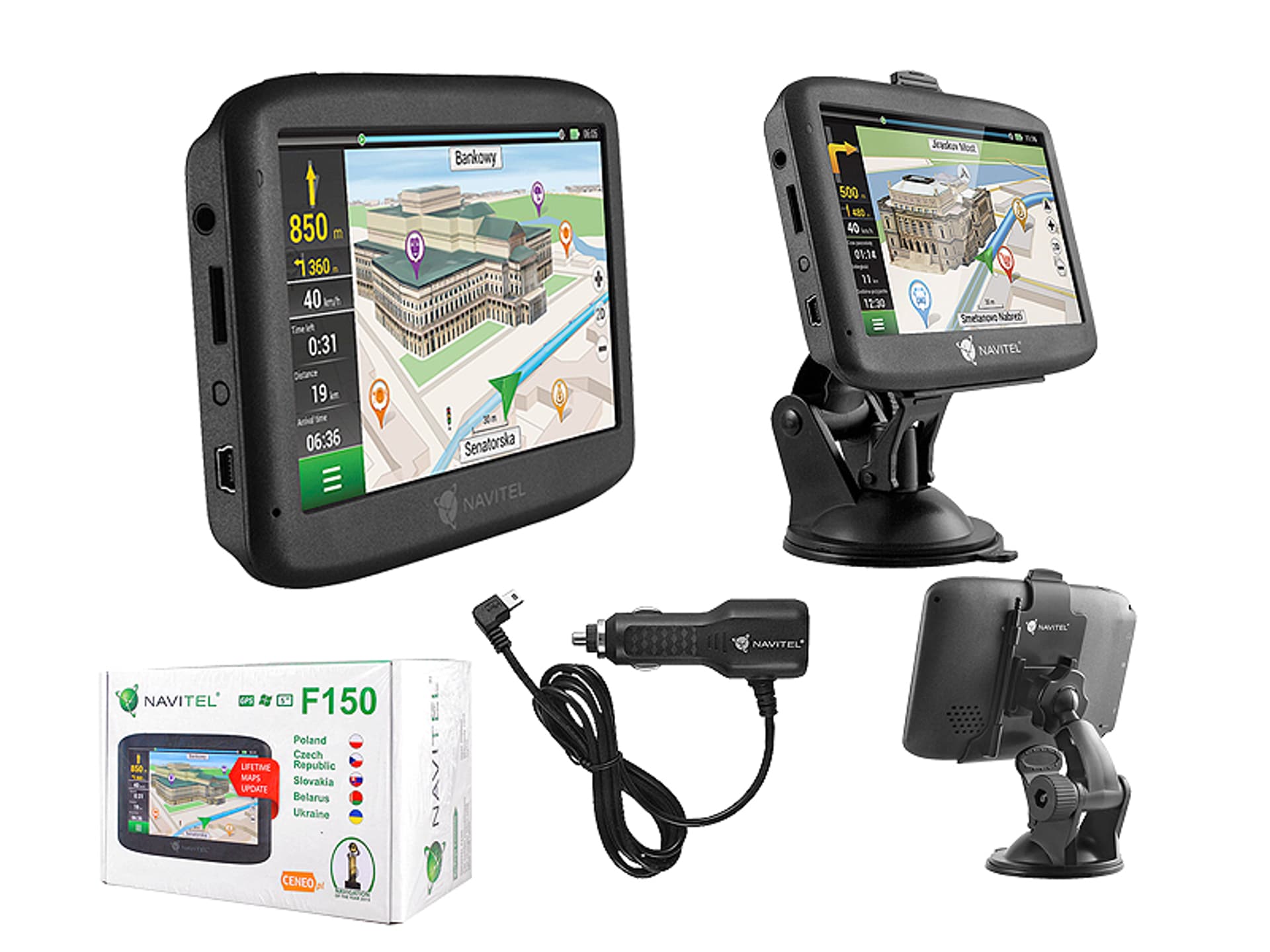 

Nawigacja NAVITEL F150. Dożywotnia aktualizacja mapy Polski. (1LM)