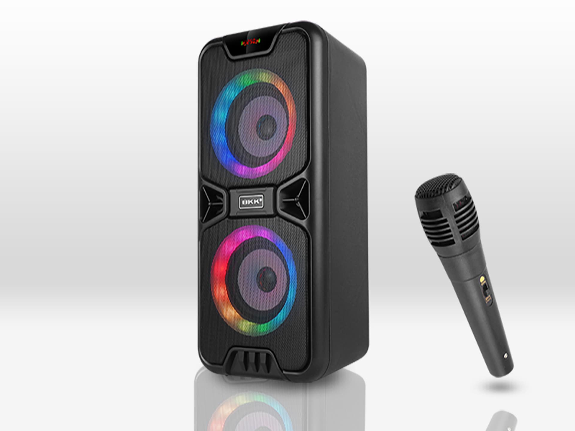 

PS POWER AUDIO ACTIV BKK 2x4" BLUETOOTH/AUX/FM/SD/USB ,podświetlenie LED,mikrofon akumulator 2x1500mAh (1LM)