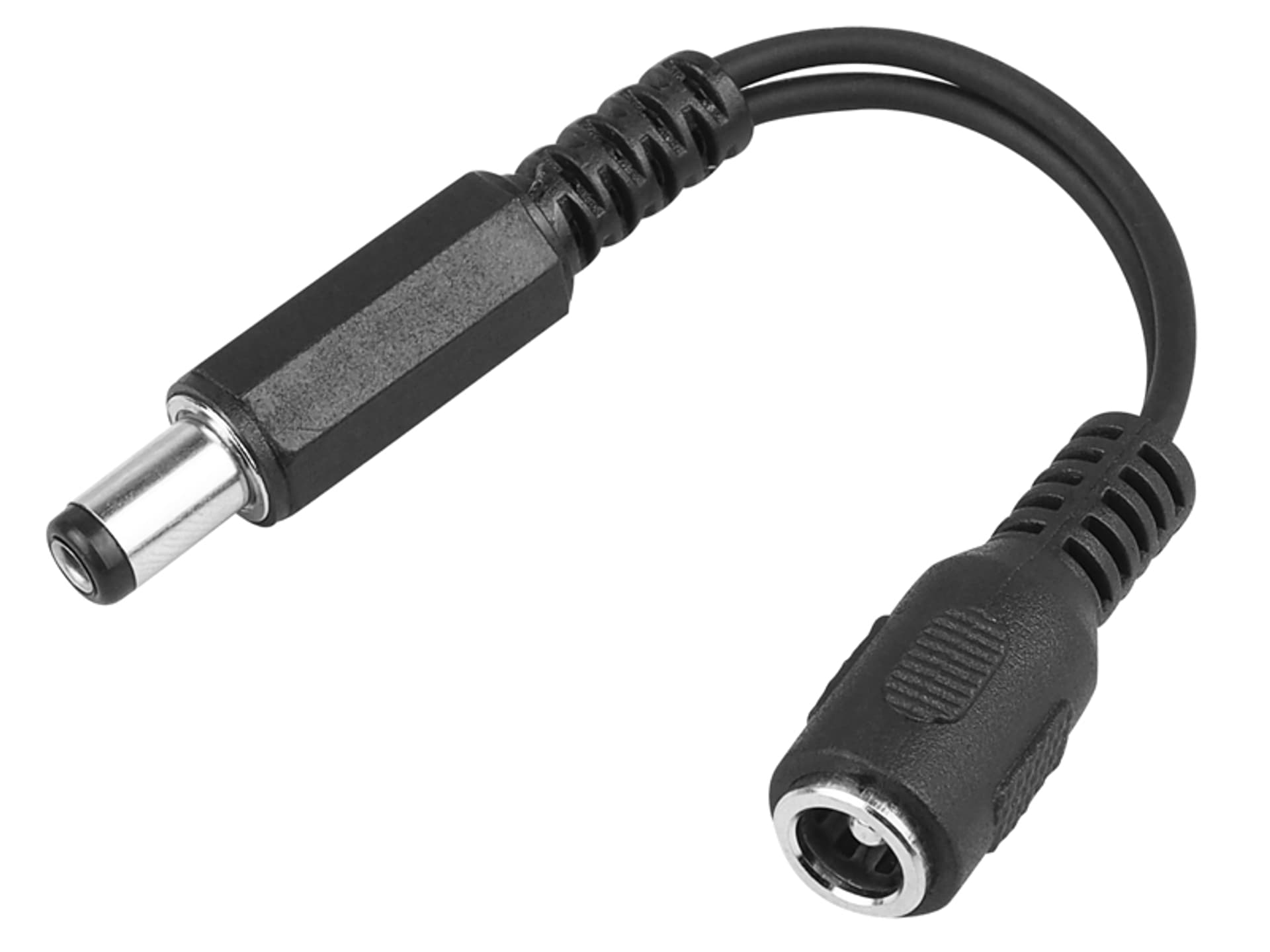 

Adapter DC gniazdo 2.1/5.5-wtyk 2.5/5.5 na kablu. (1LM)