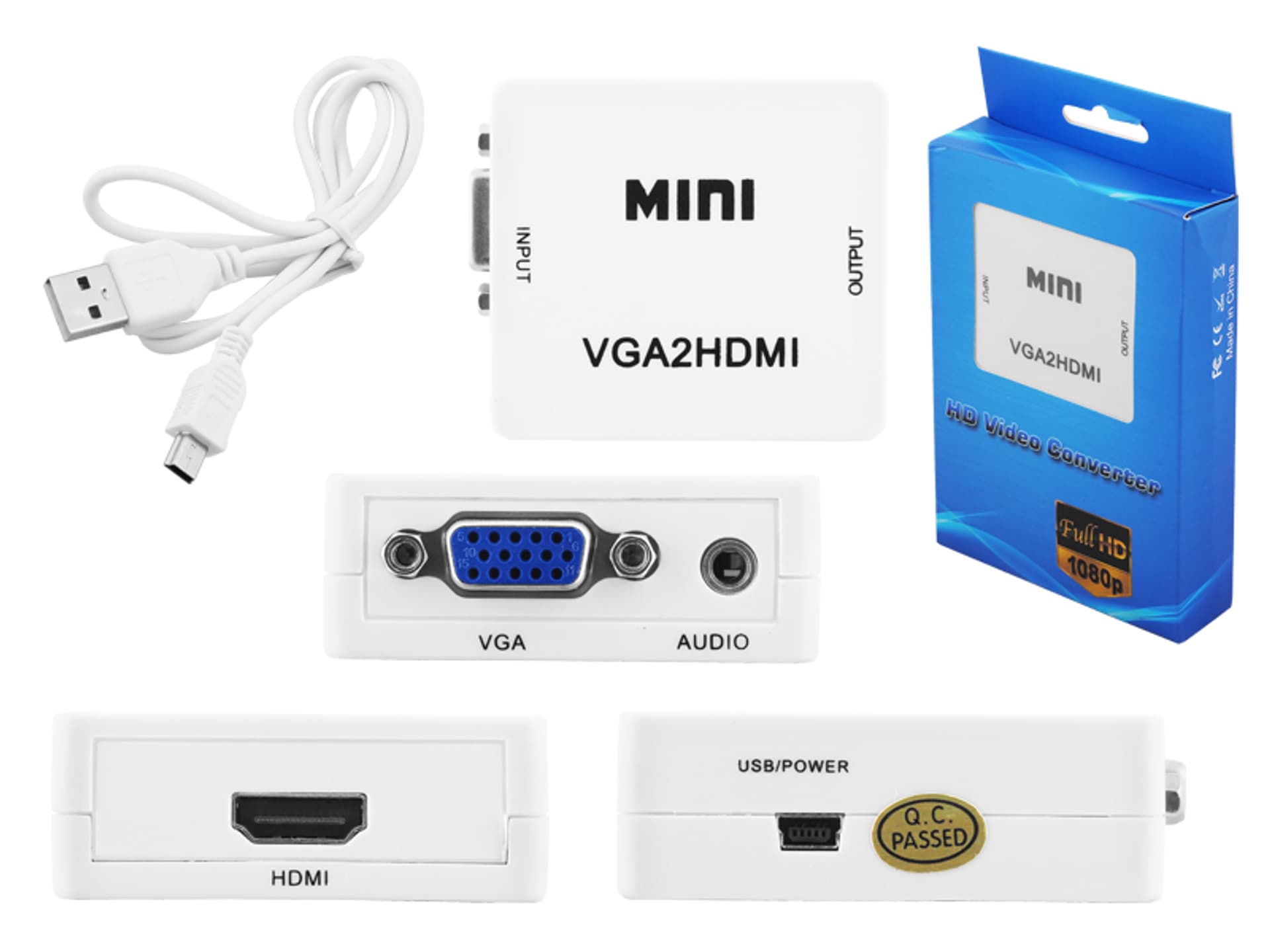 

Przejście adapter sygnału VGA+AUDIO/HDMI. (1LM)