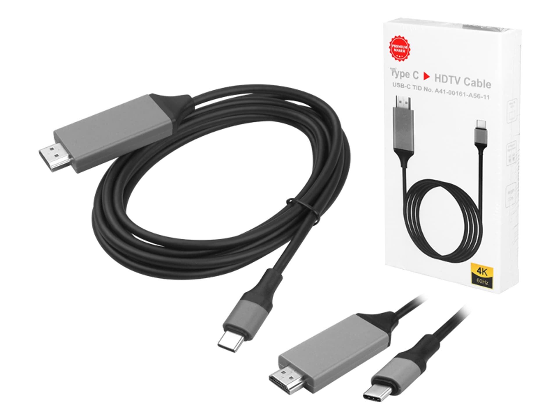 

1 szt. Kabel MHL HDMI/USB Type-C, 2 m.