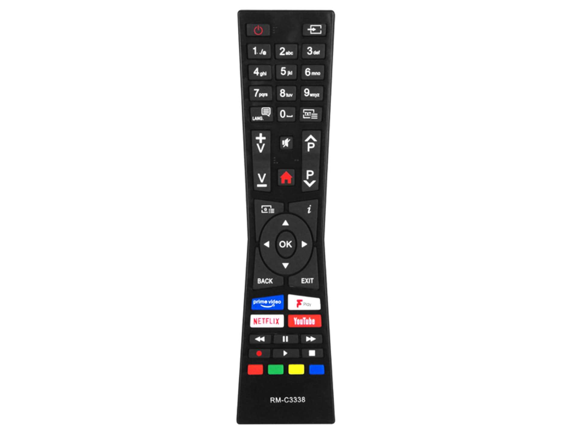 

1 szt. Pilot TV LCD/LED JVC,VESTEL,HYUNDAI RM-C3338 NETFLIX,YOUTUBE,PRIME VIDEO