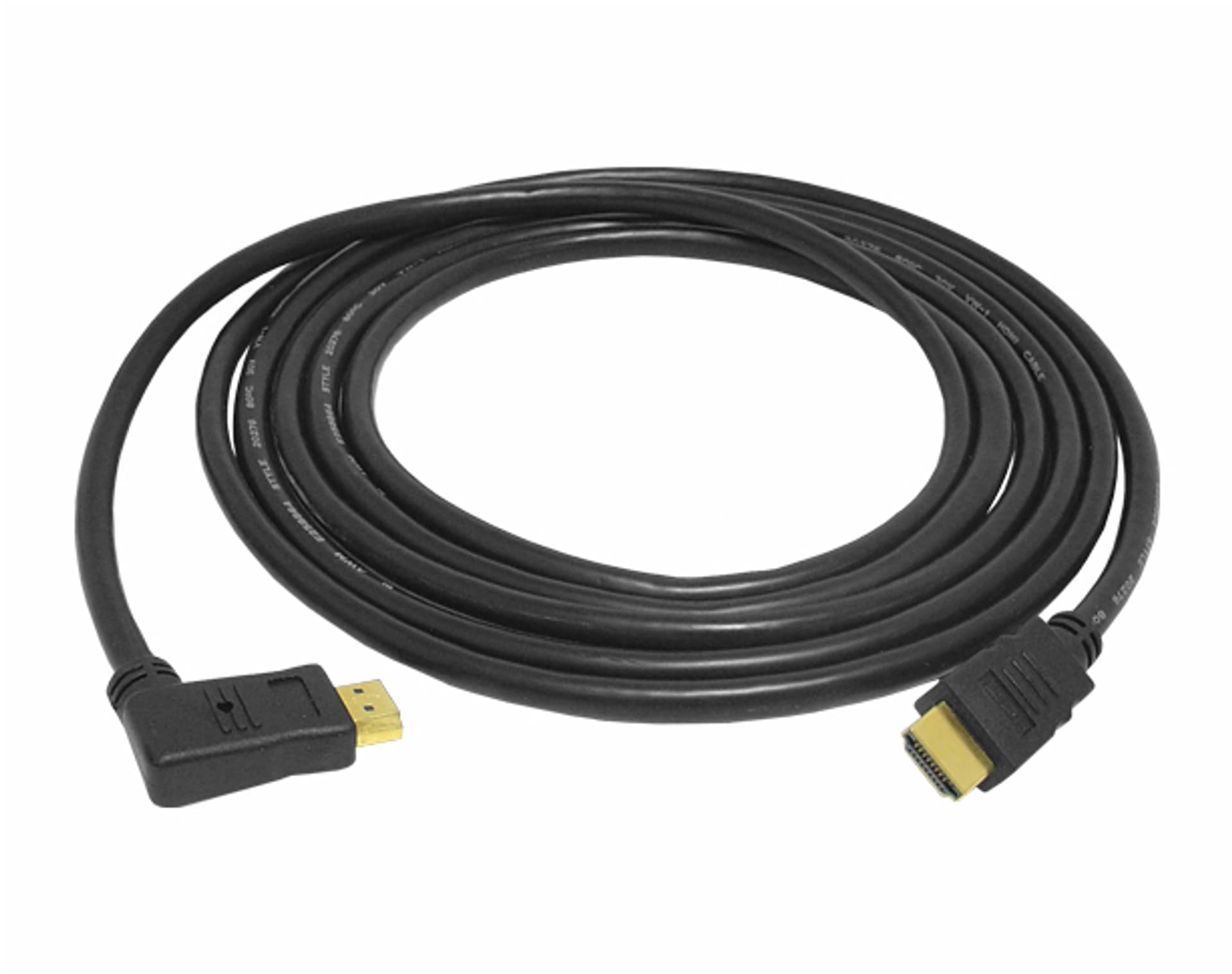 

1 szt. Kabel HDMI wtyk kątowo-prosty, 3m, Cu HQ.