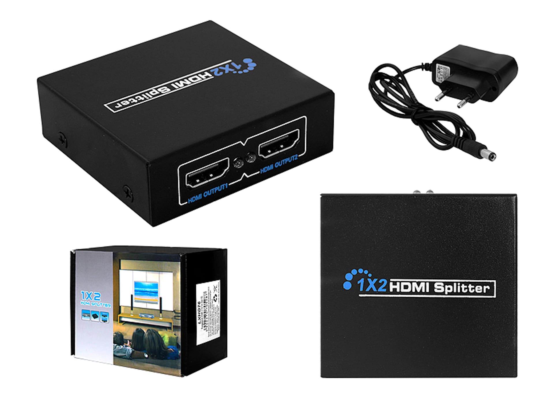 

Rozgałęźnik HDMI v1.4 1in-2out 3D. (1LM)