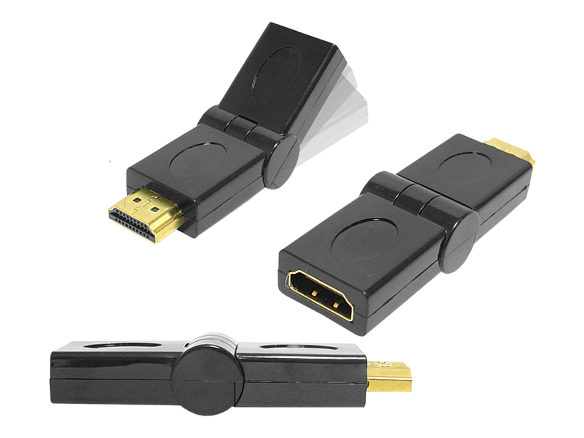 

1 szt. Przejście: wtyk HDMI - gniazdo HDMI, obrotowe.